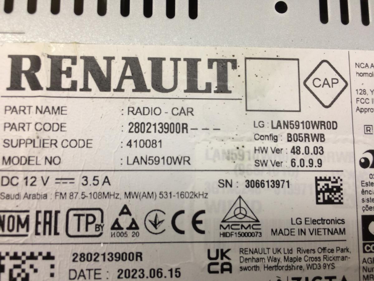 Radio / Autoradio DACIA Sandero III Imagem-2