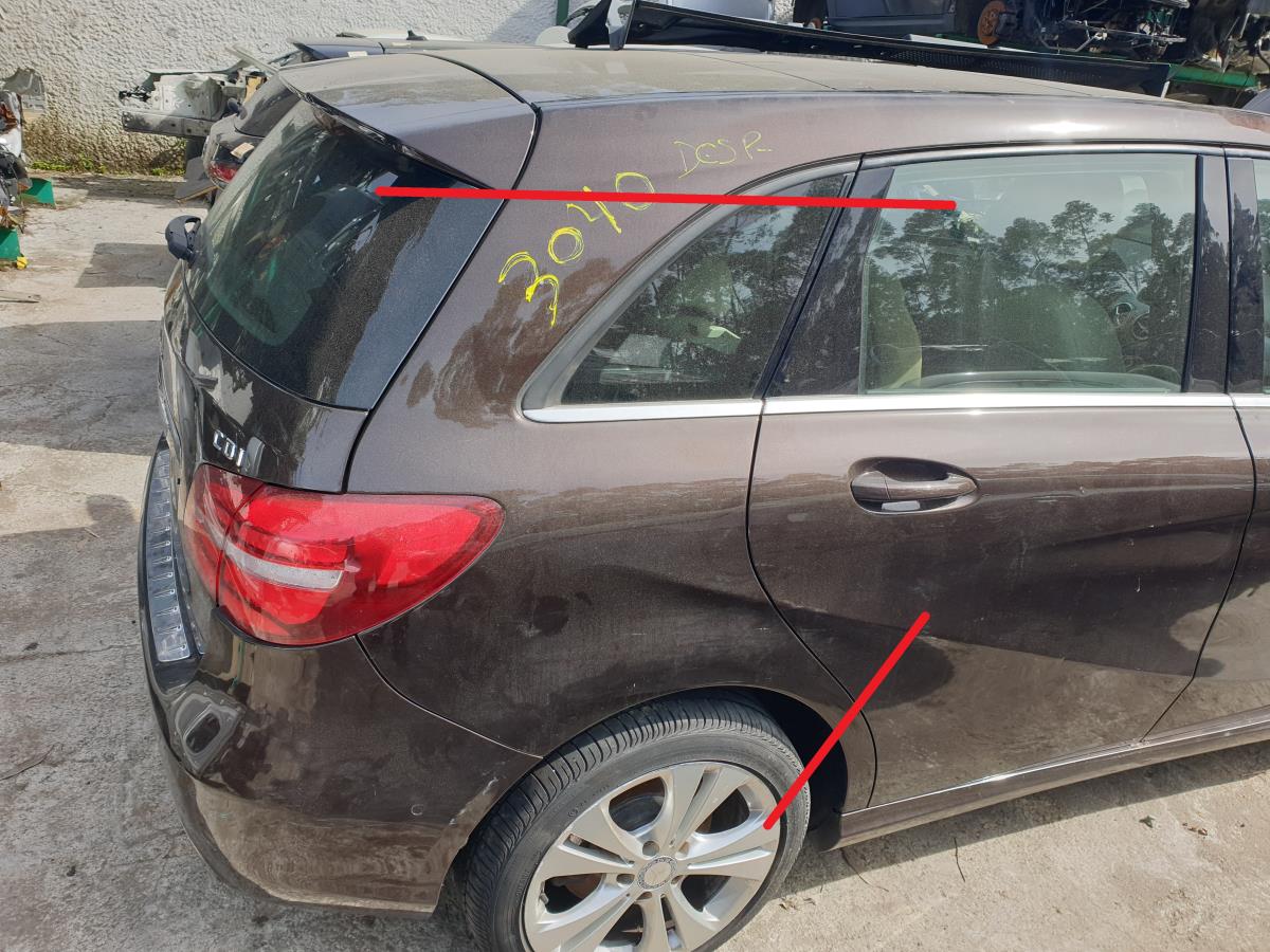 Right rear quarter panel MERCEDES-BENZ Classe B (W246, W242)