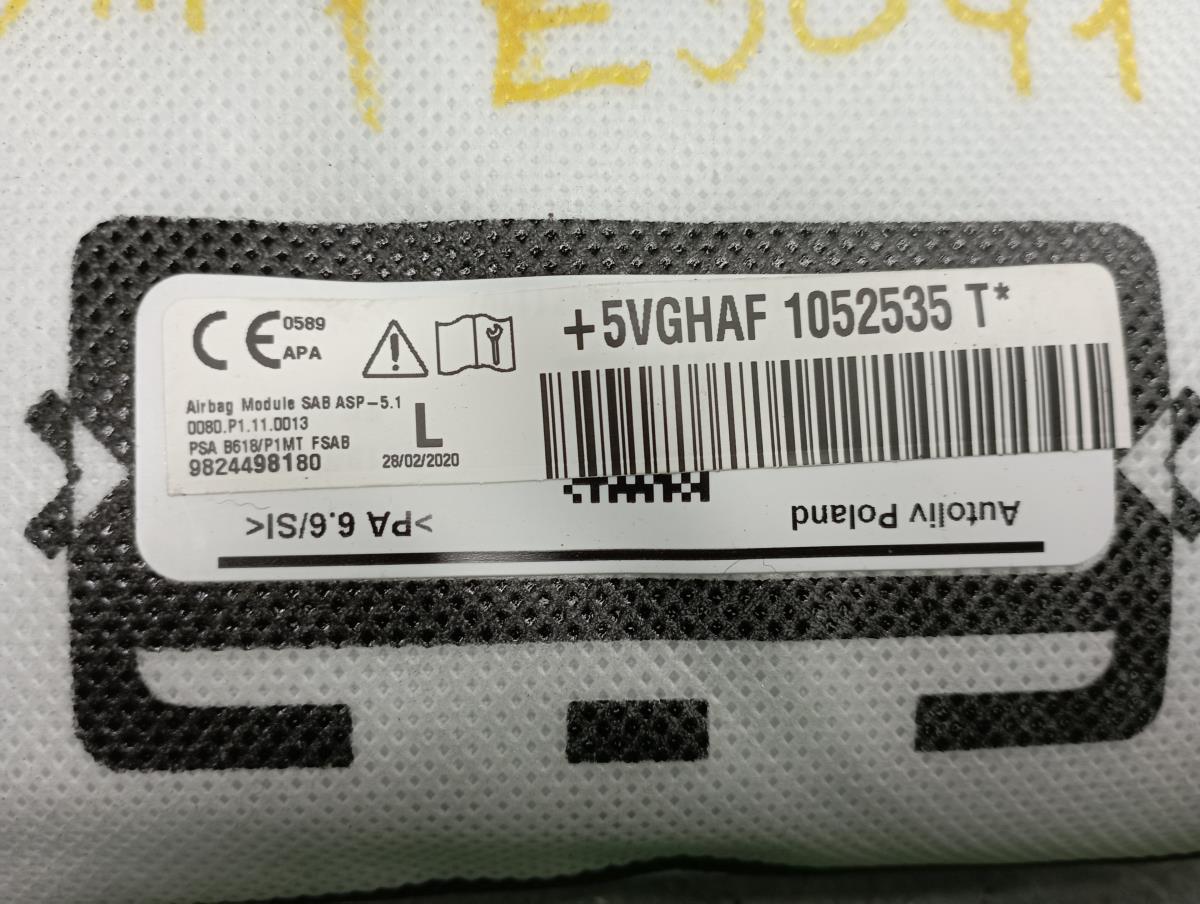 Left Seat Airbag CITROËN C3 III (SX) Imagem-3