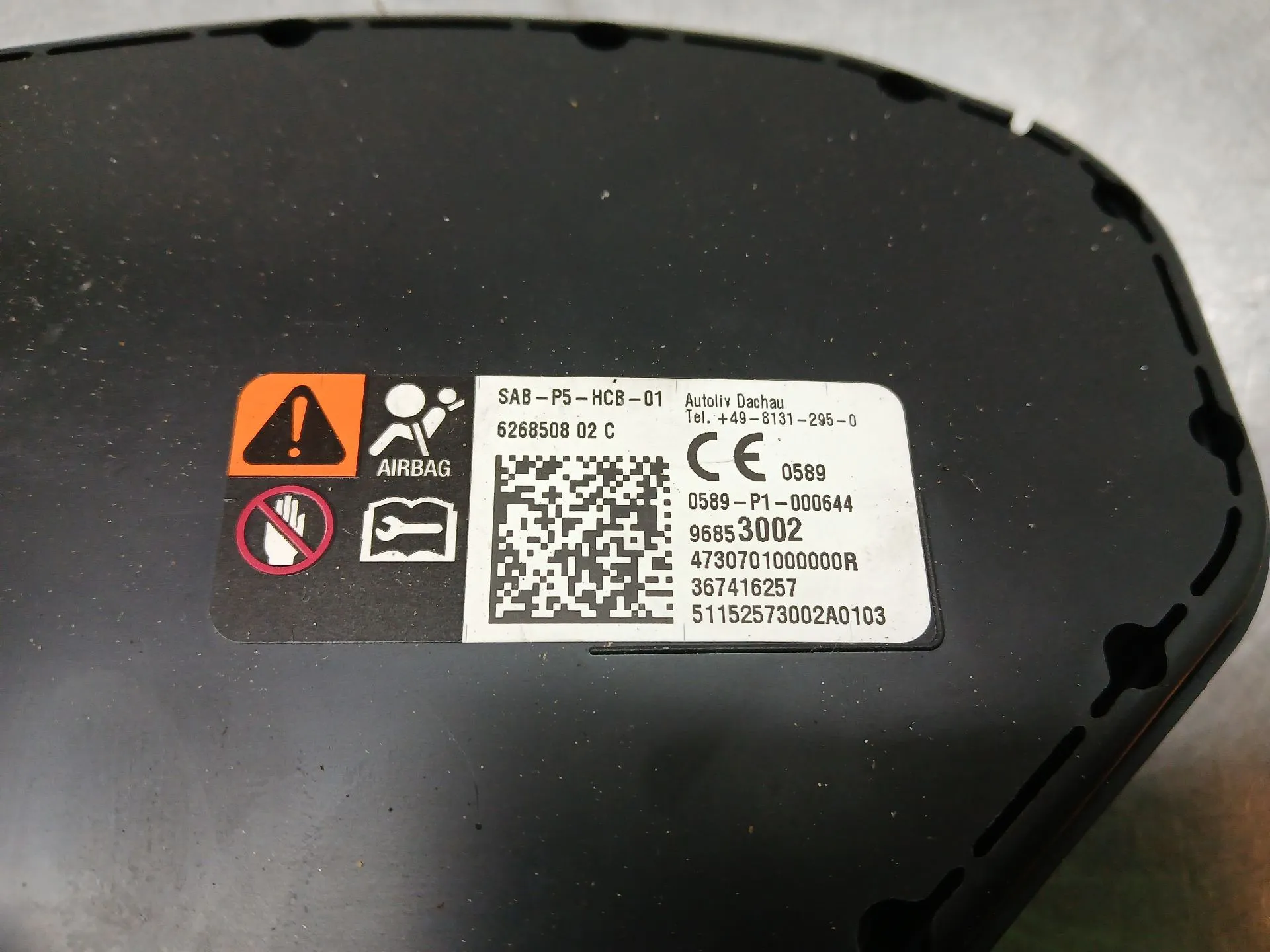 Airbag Derecho OPEL Corsa E Imagem-3