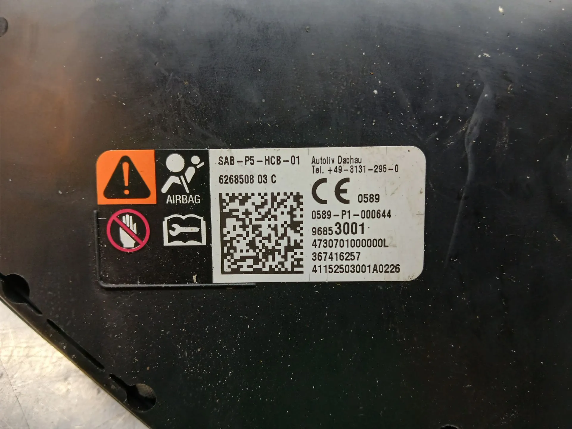 Airbag banco esquerdo OPEL Corsa E Imagem-3