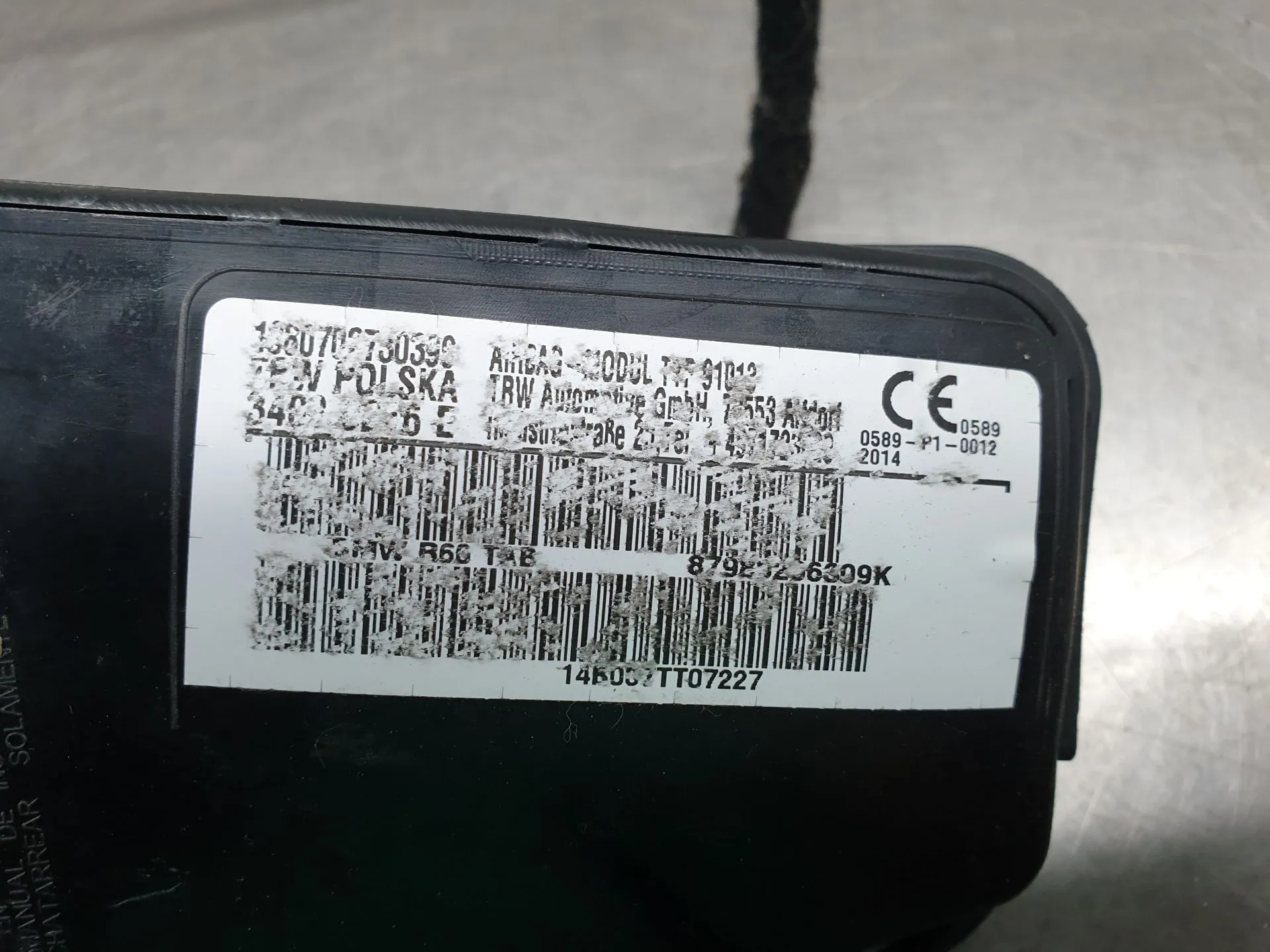 Left Seat Airbag MINI Mini Countryman (R60) Imagem-2