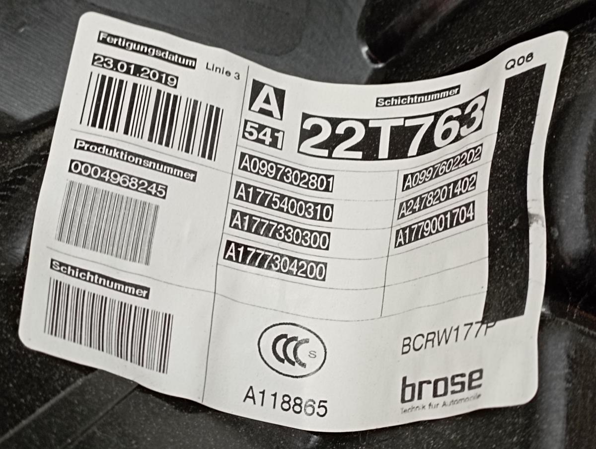 Elevalunas trasero derecho MERCEDES-BENZ Classe A (W177) Imagem-4