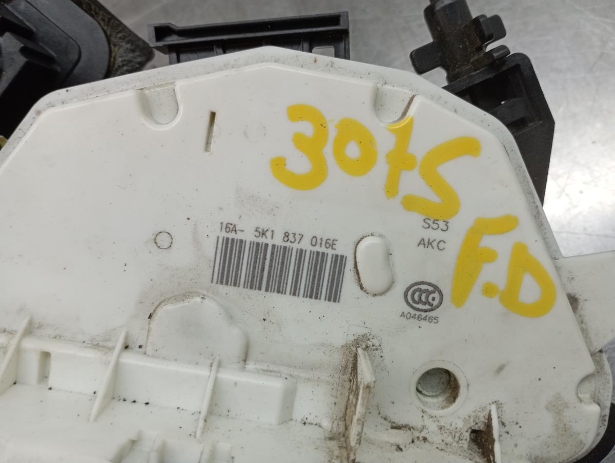 Cerradura / cierre puerta delantero derecho VOLKSWAGEN Golf VII (5G1, BQ1, BE1, BE2) Imagem-4