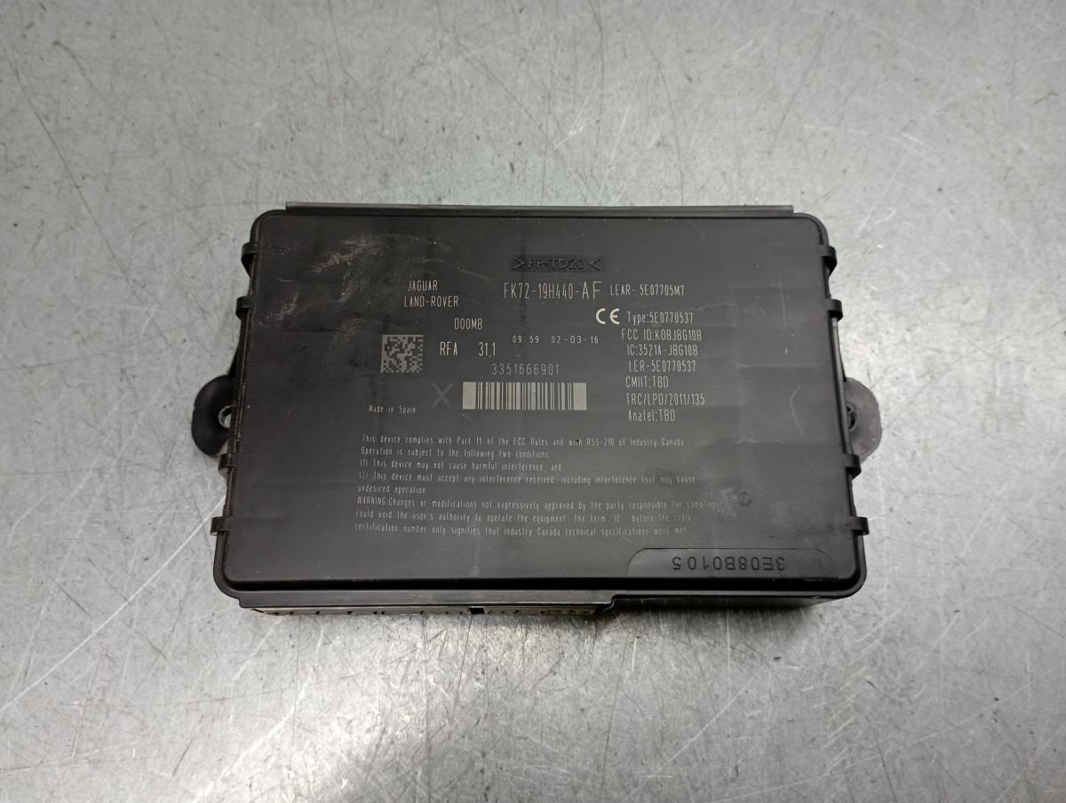 Comfort Unit Module LAND ROVER Range Rover Evoque (L538) Imagem-1