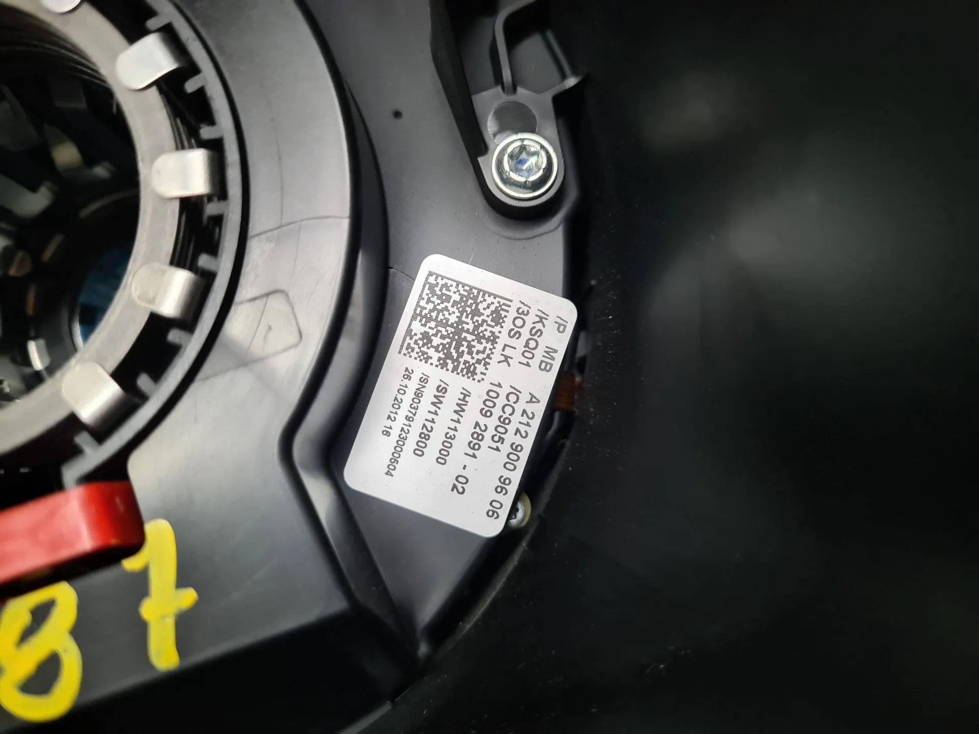 Cintura airbag MERCEDES-BENZ CLS (C218) Imagem-7