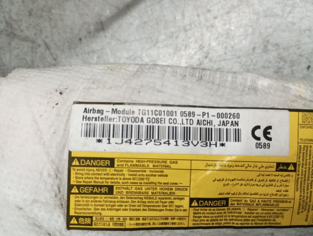 Airbag  Droite TOYOTA Auris Hatchback (_E18_) Imagem-3