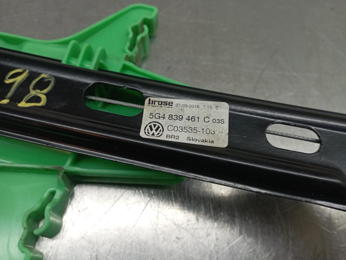 Left rear window regulator VOLKSWAGEN Golf VII (5G1, BQ1, BE1, BE2) Imagem-2