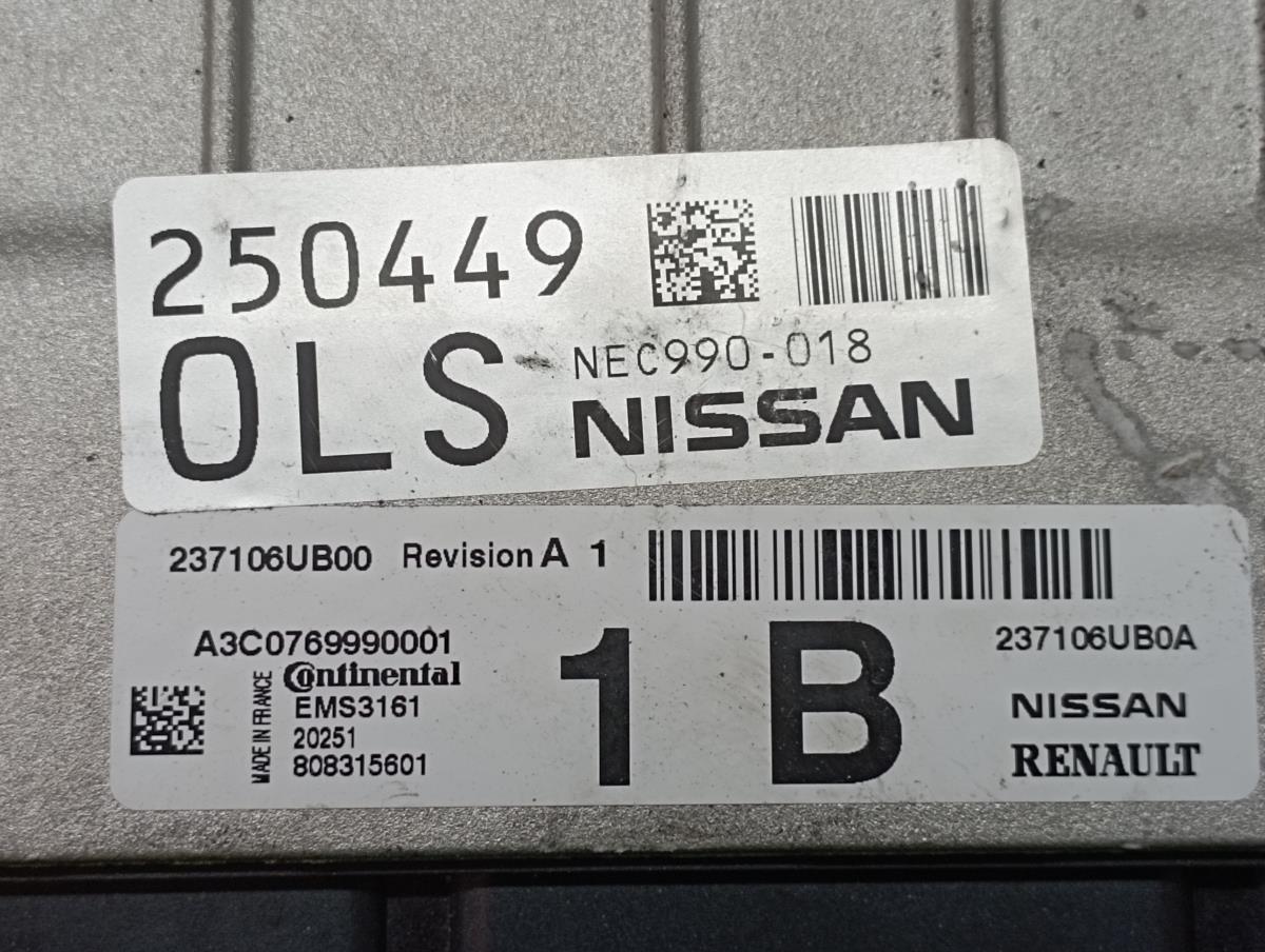Centralina motor / ECU NISSAN Qashqai III (J12) Imagem-3