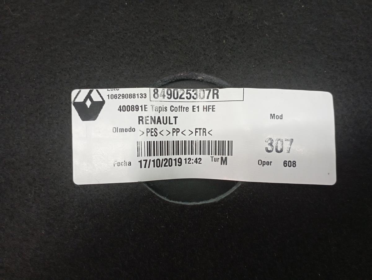 Revêtement inférieur coffre RENAULT Kadjar (HA_, HL_) Imagem-2