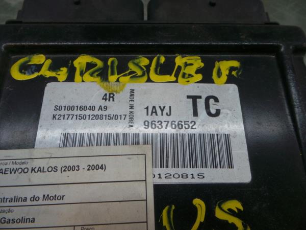 Centralina motor / ECU DAEWOO Kalos Sedan Imagem-3