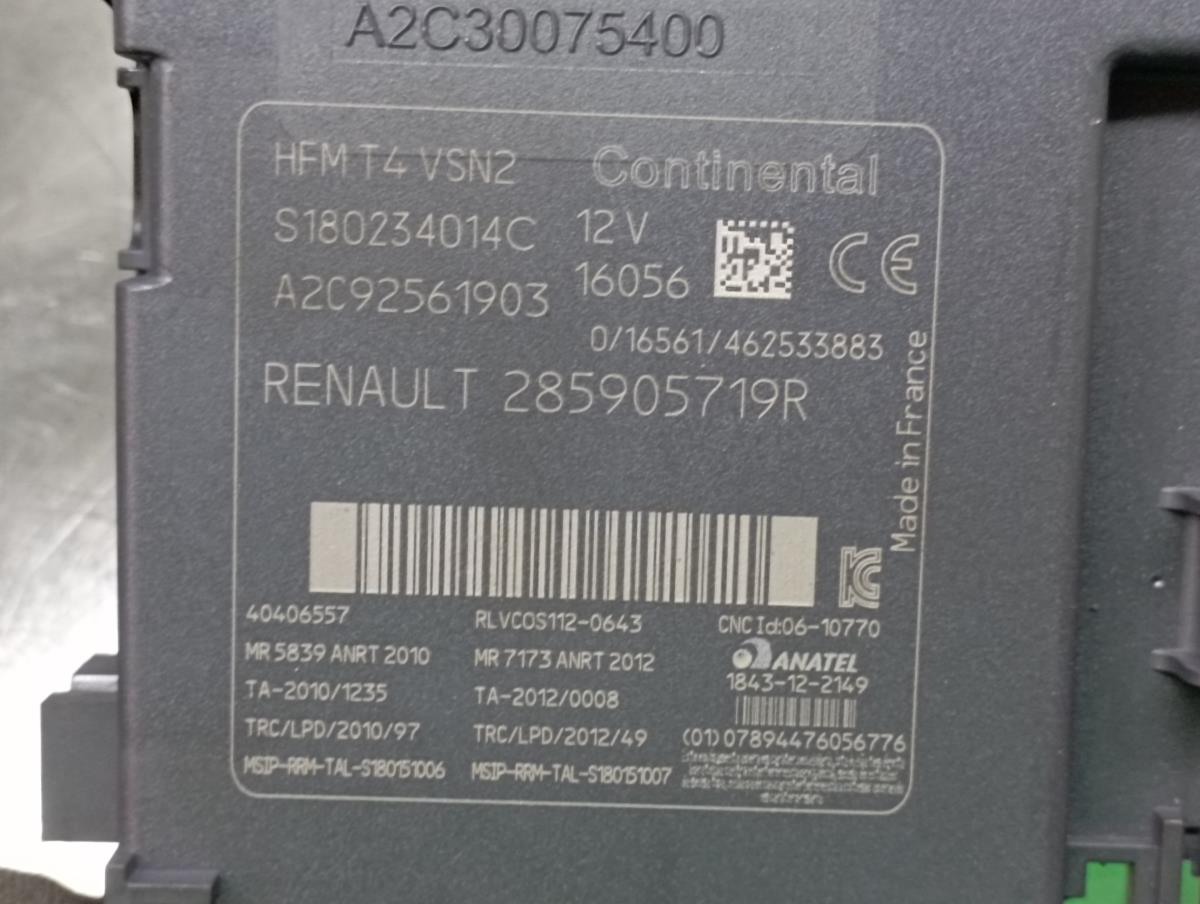 Leitor de chave de ignição RENAULT Captur (J5_) Imagem-3