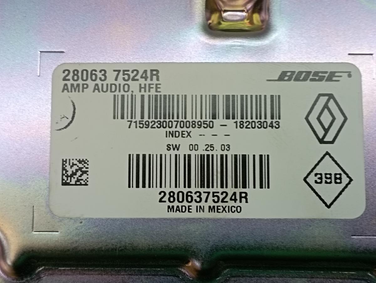 Amplificador de Altavoz RENAULT Kadjar (HA_, HL_) Imagem-3