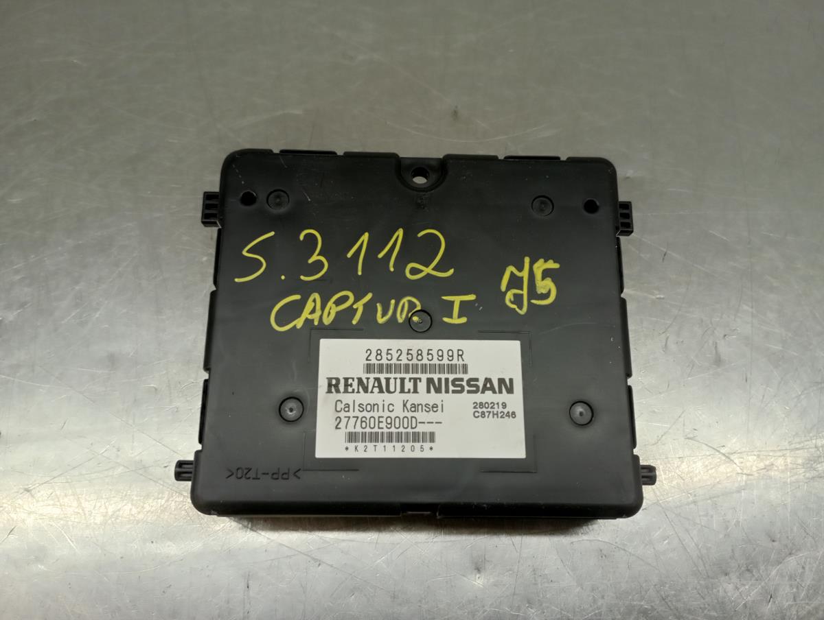 Comfort Unit Module RENAULT Captur (J5_)