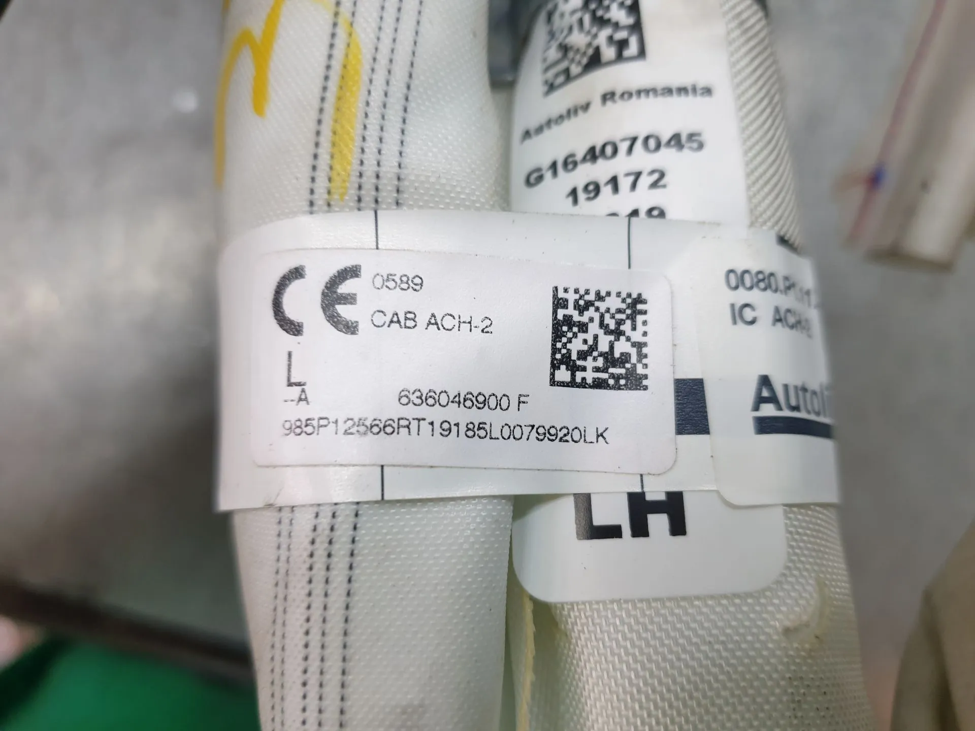 Left Curtain Airbag RENAULT Clio V (BF_) Imagem-2