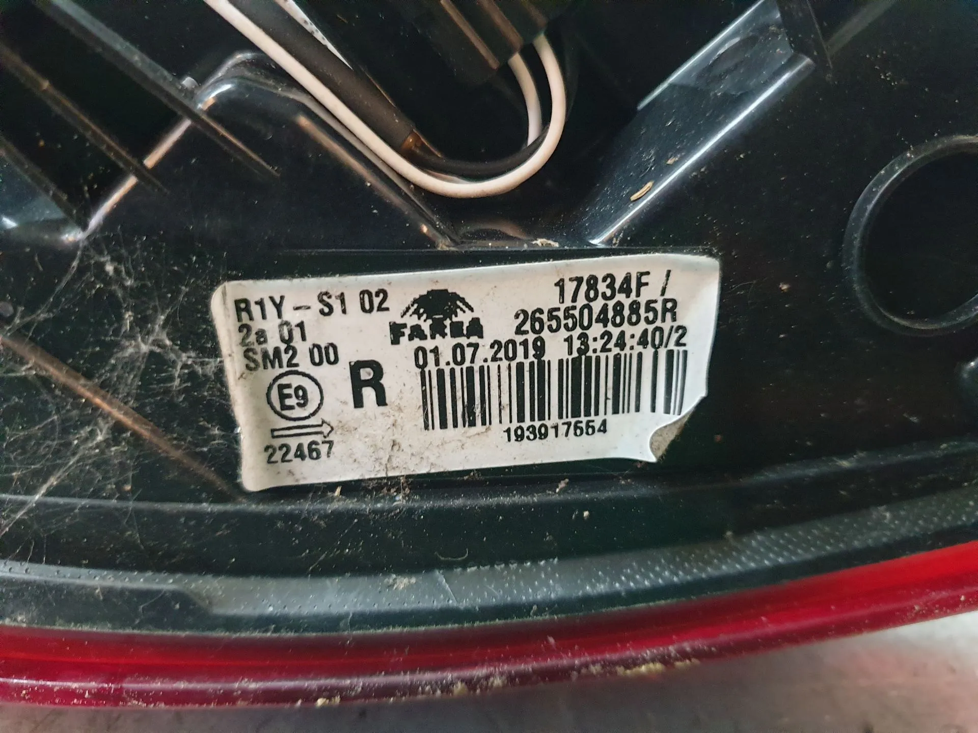 Feu arrière Droite RENAULT Clio V (BF_) Imagem-5