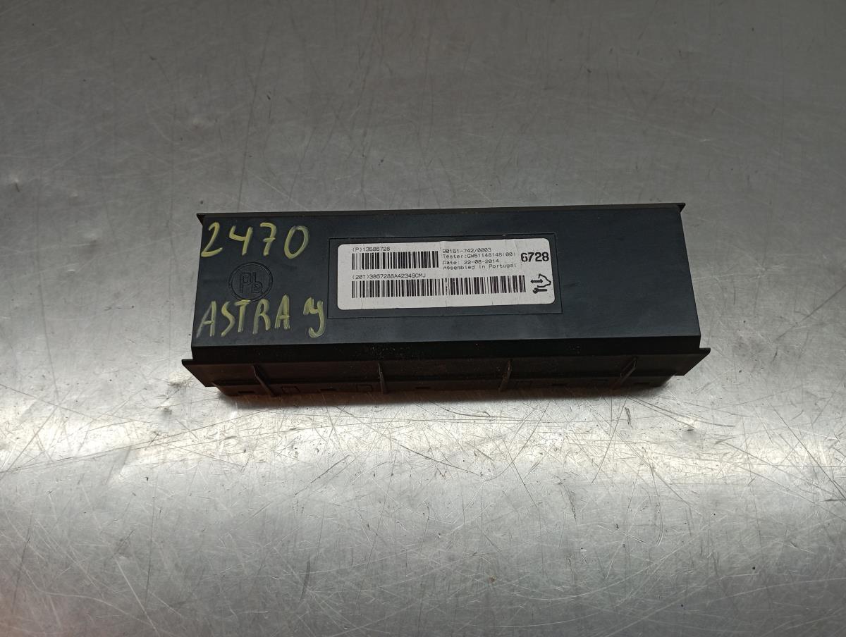 Comfort Unit Module OPEL Astra J GTC