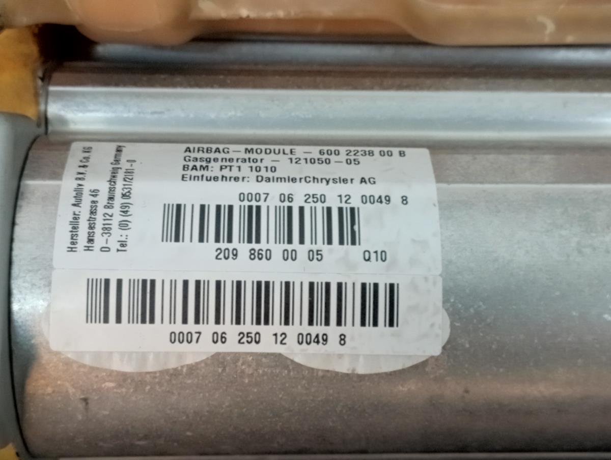 Airbag passageiro MERCEDES-BENZ CLK (C209) Imagem-2