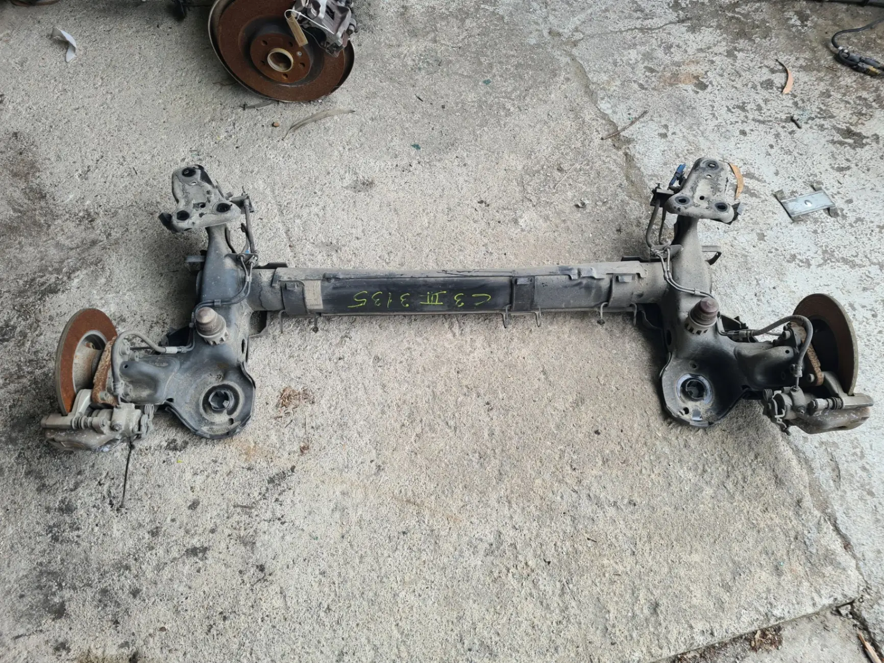 Rear axle with discs CITROËN C3 III (SX)
