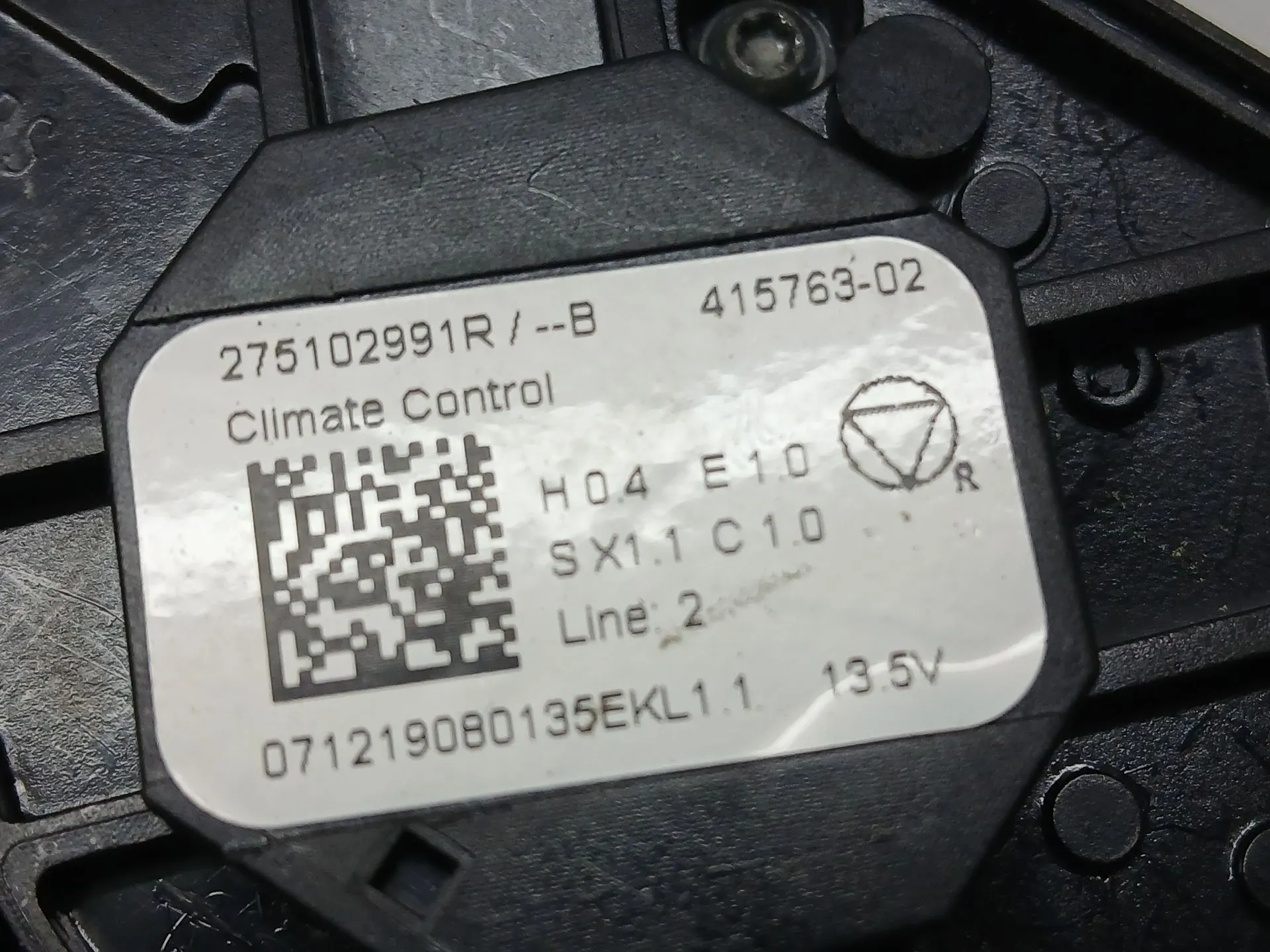 Comando chauffage / sofagem RENAULT Zoe (BFM_) Imagem-3