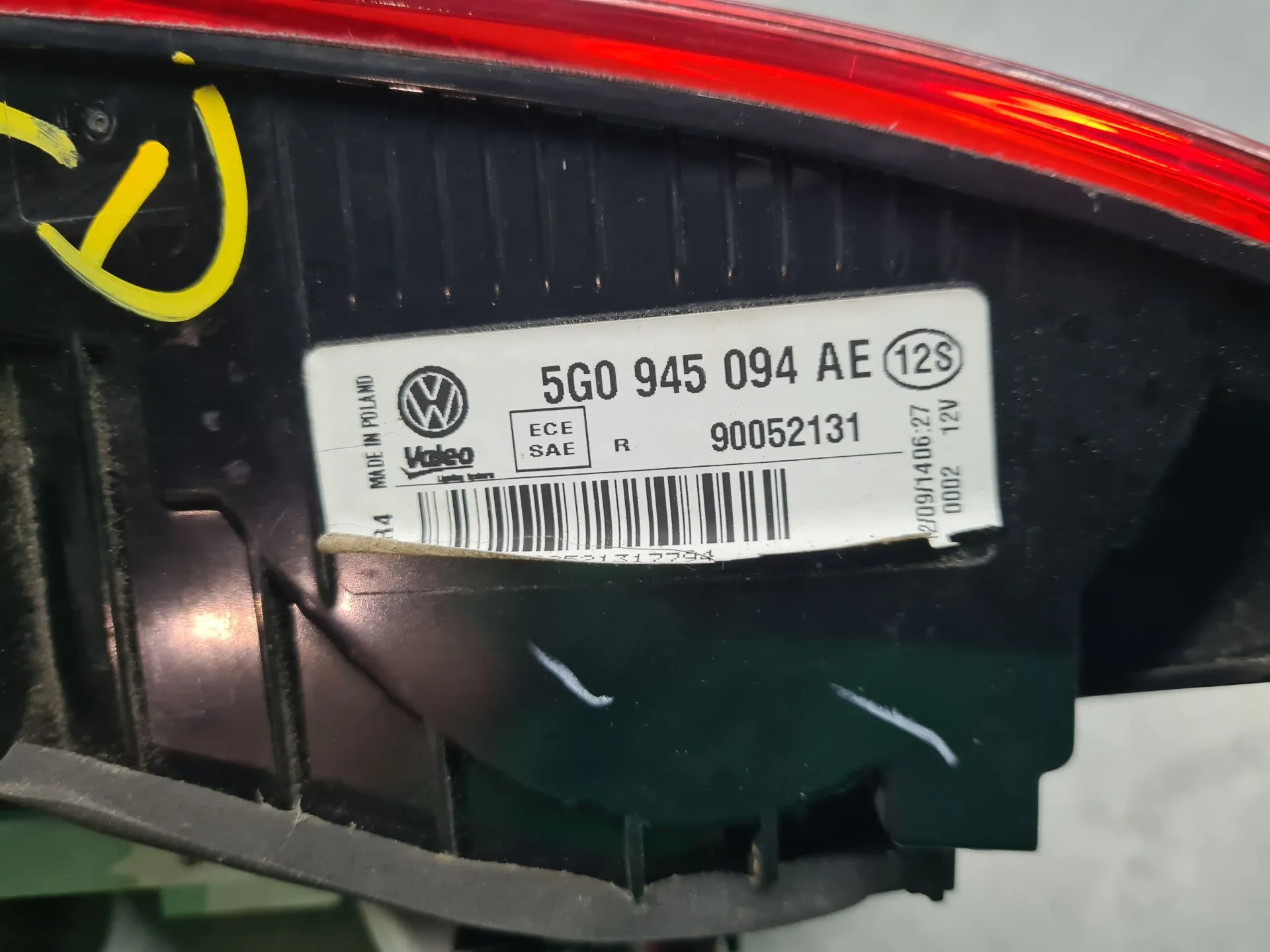 Fanale Destro Baule VOLKSWAGEN Golf VII (5G1, BQ1, BE1, BE2) Imagem-6