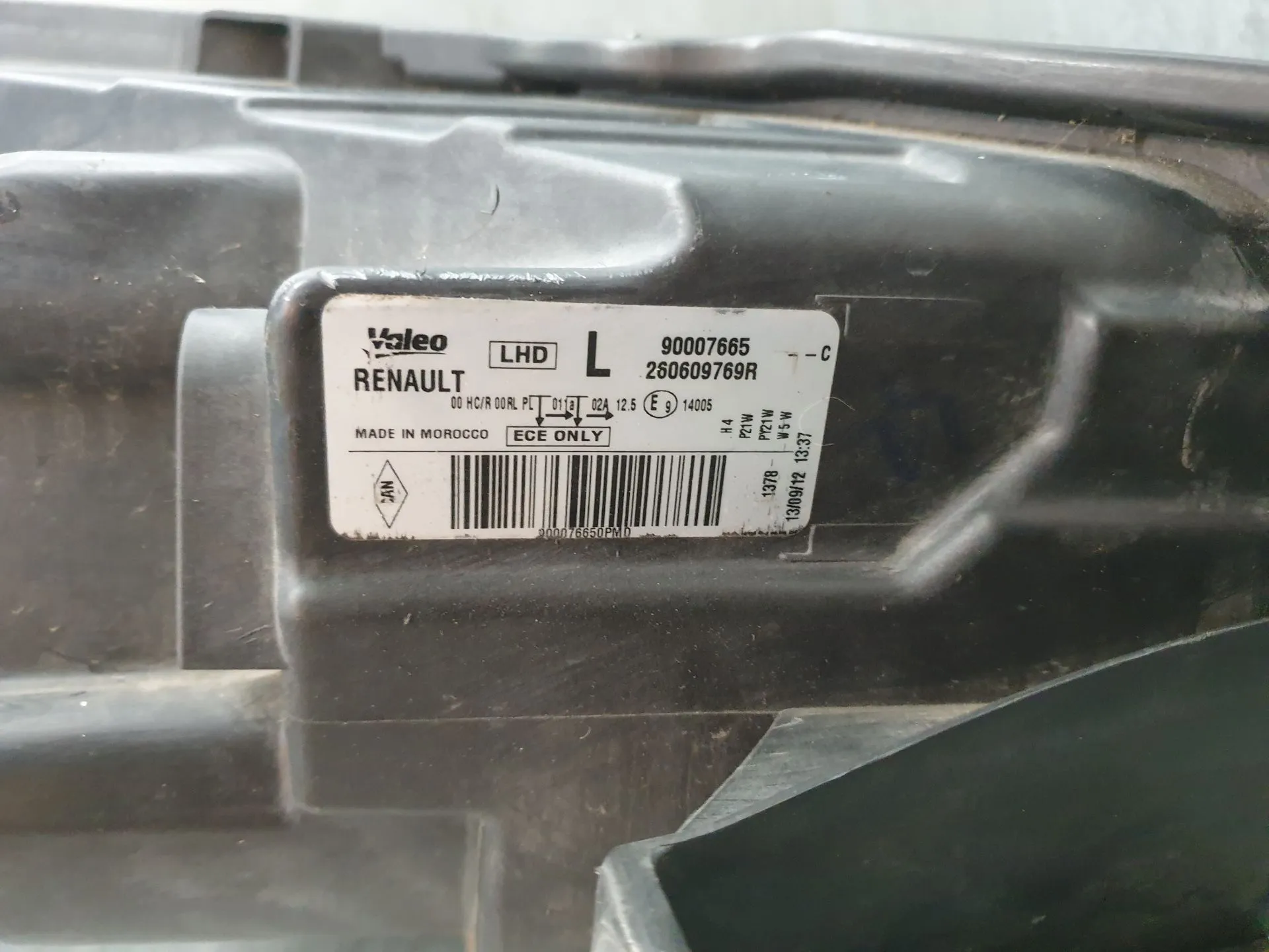 Óptica / faro Izquierdo DACIA Lodgy (JS_) Imagem-6