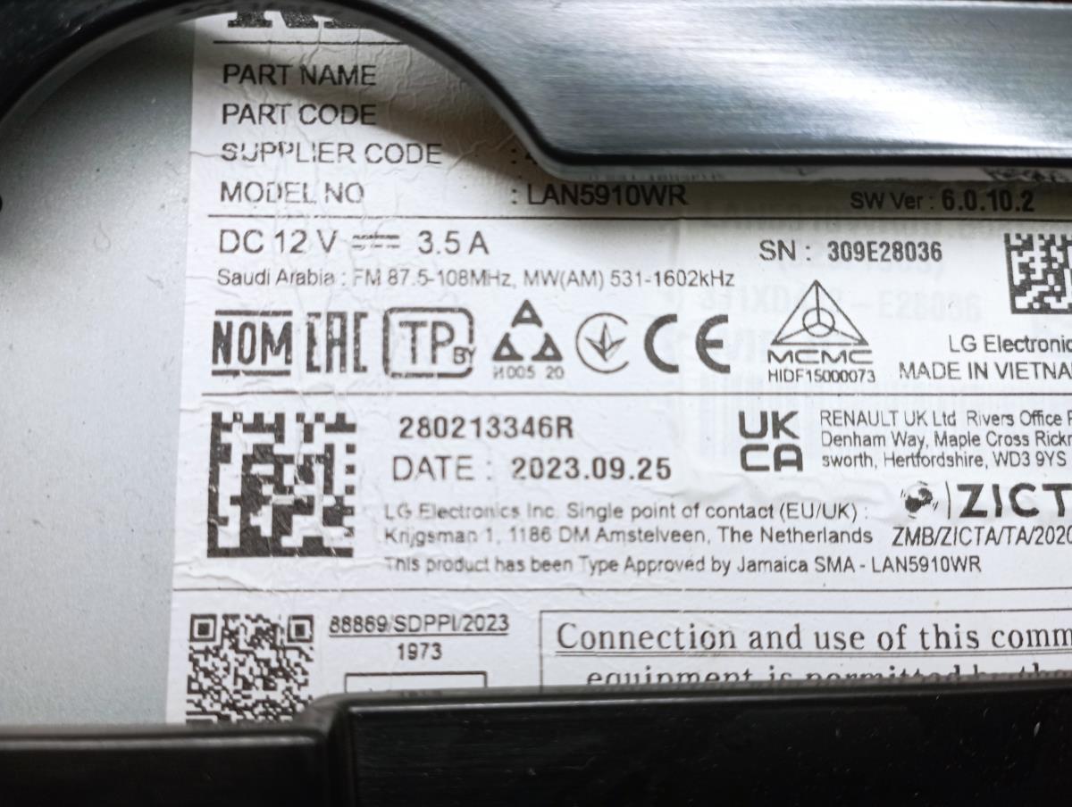 Rádio / auto-rádio DACIA Sandero III Imagem-5