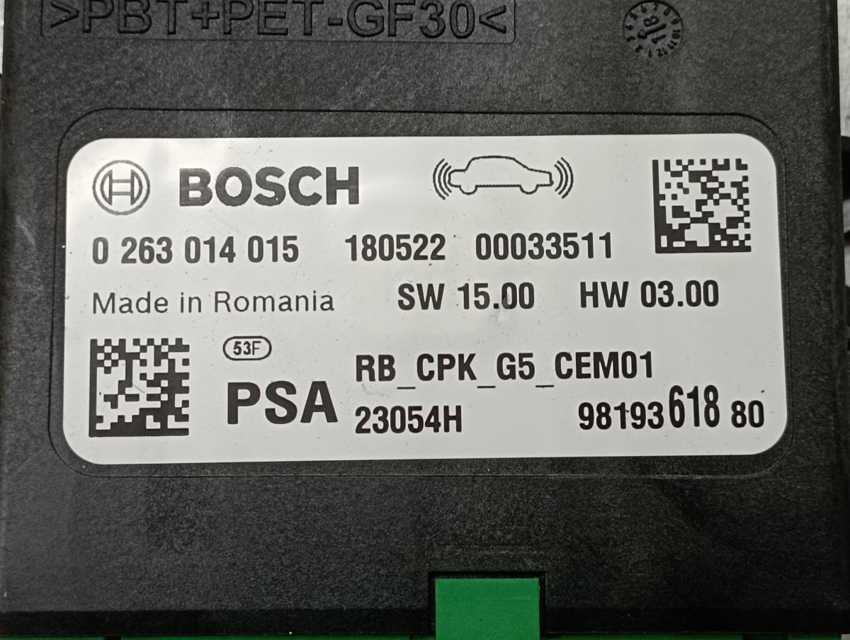 Modulo / Centralina Sensori parcheggio PEUGEOT 208 Imagem-3