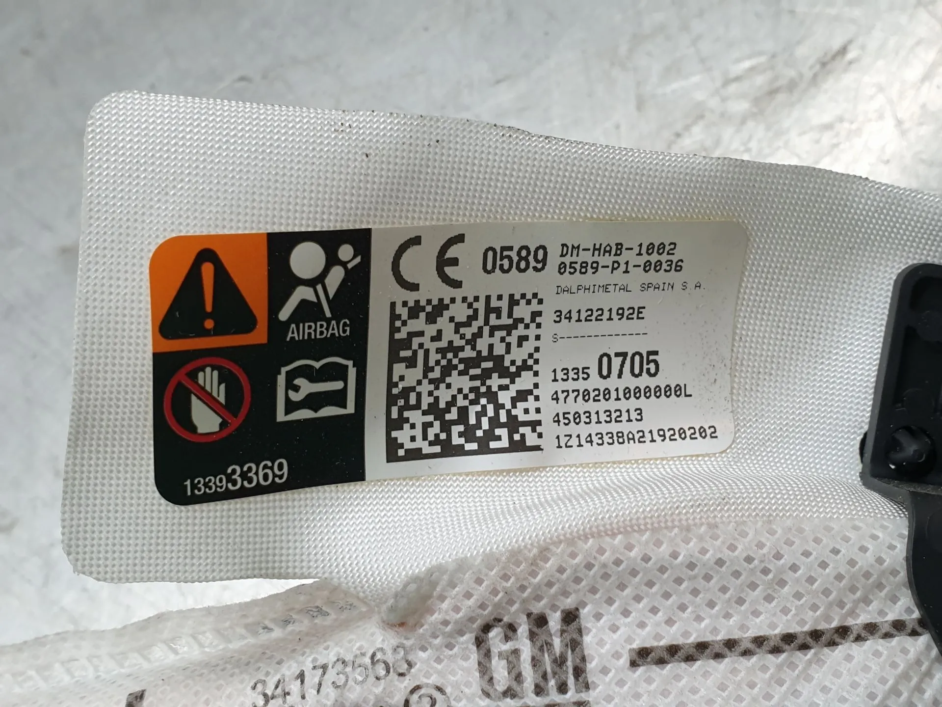 Airbag Rideau Guache OPEL Adam (M13) Imagem-3