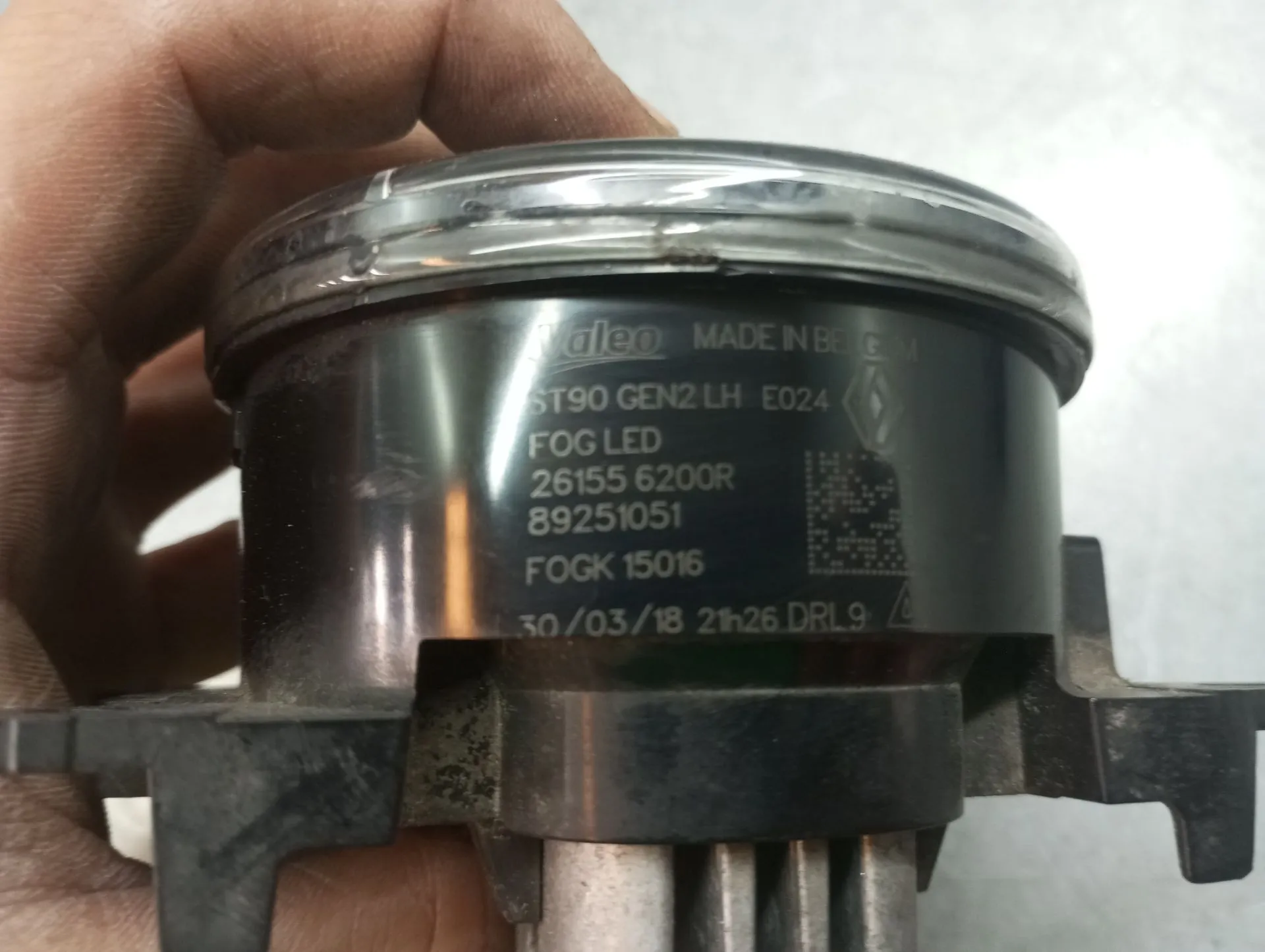 Left front fog light RENAULT Koleos II (HC_) Imagem-3