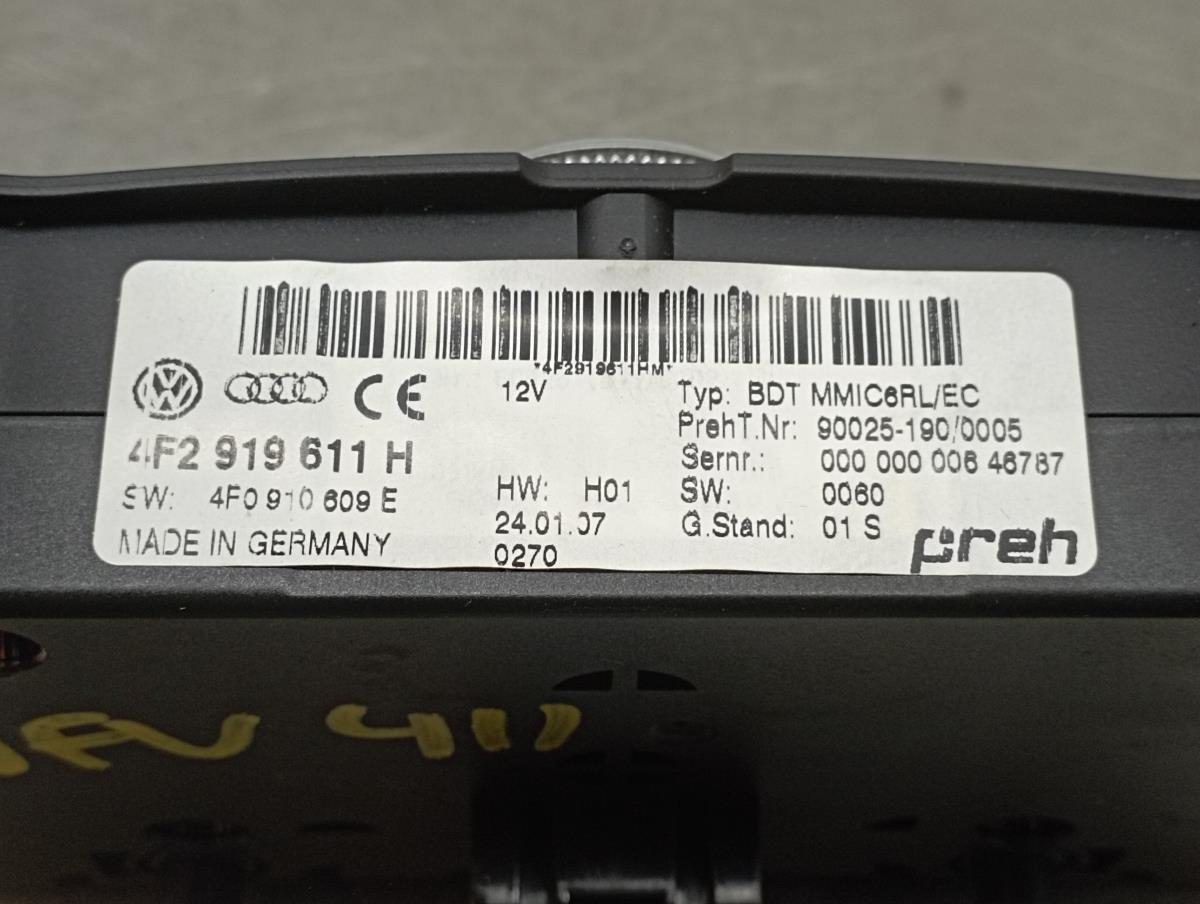 Comando / botão / interruptor multifunções AUDI A6 Avant (4F5, C6) Imagem-4