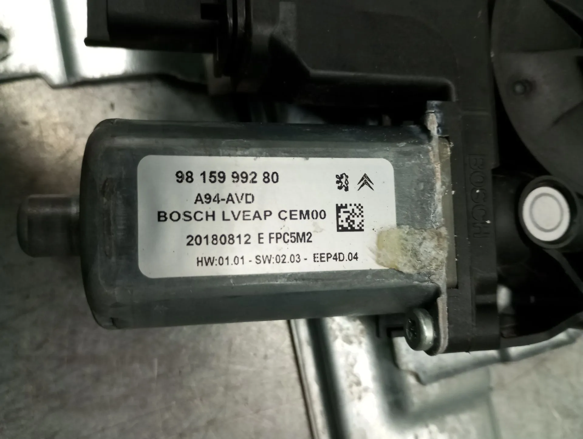 Elevador vidros frente direito PEUGEOT 2008 I (CU_) Imagem-3