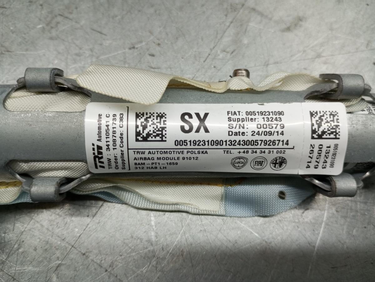 Airbag Cortinha Izquierdo FIAT 500 (312_) Imagem-3