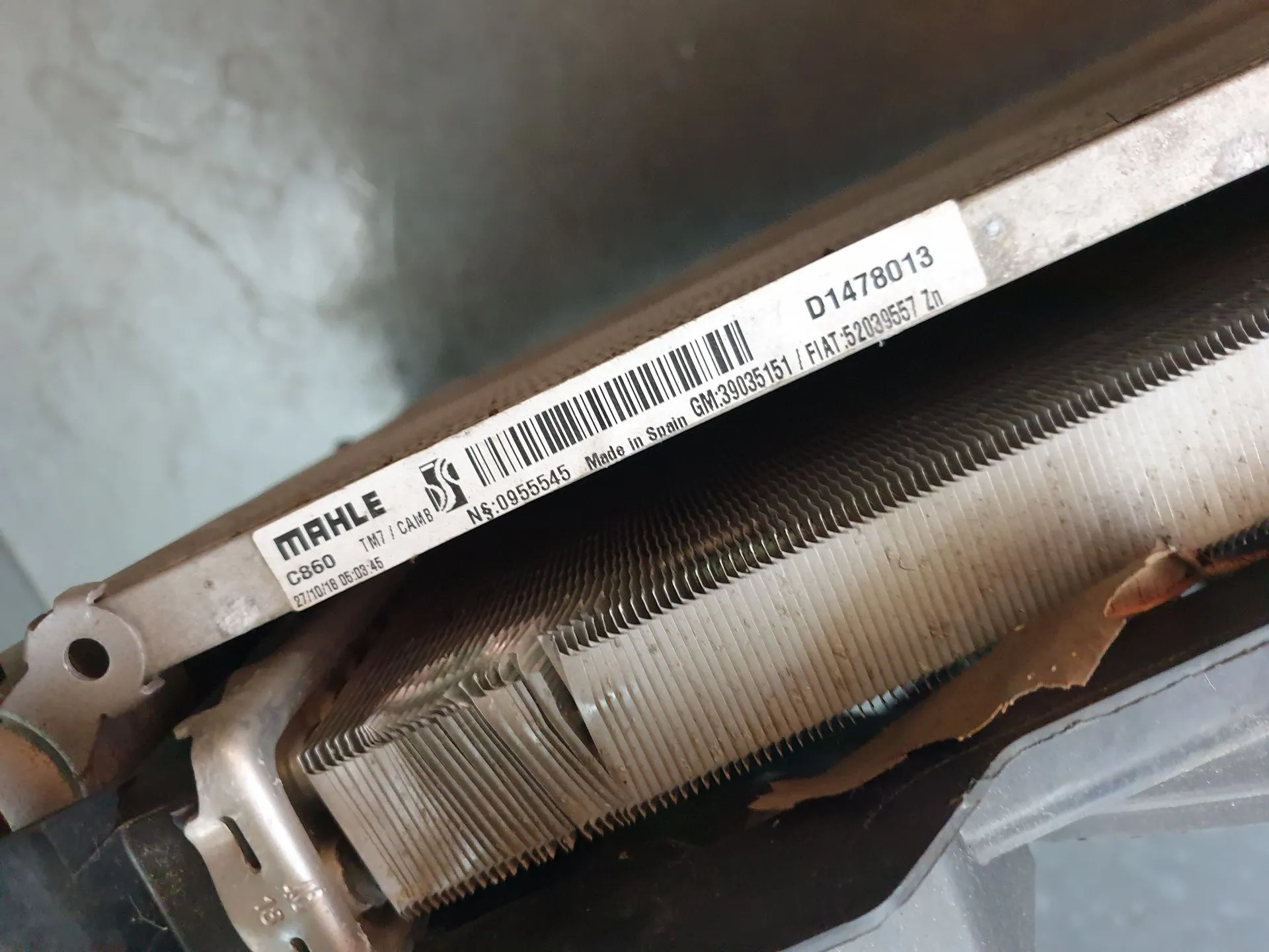 Radiateur de AC/climatisation OPEL Corsa E Imagem-5