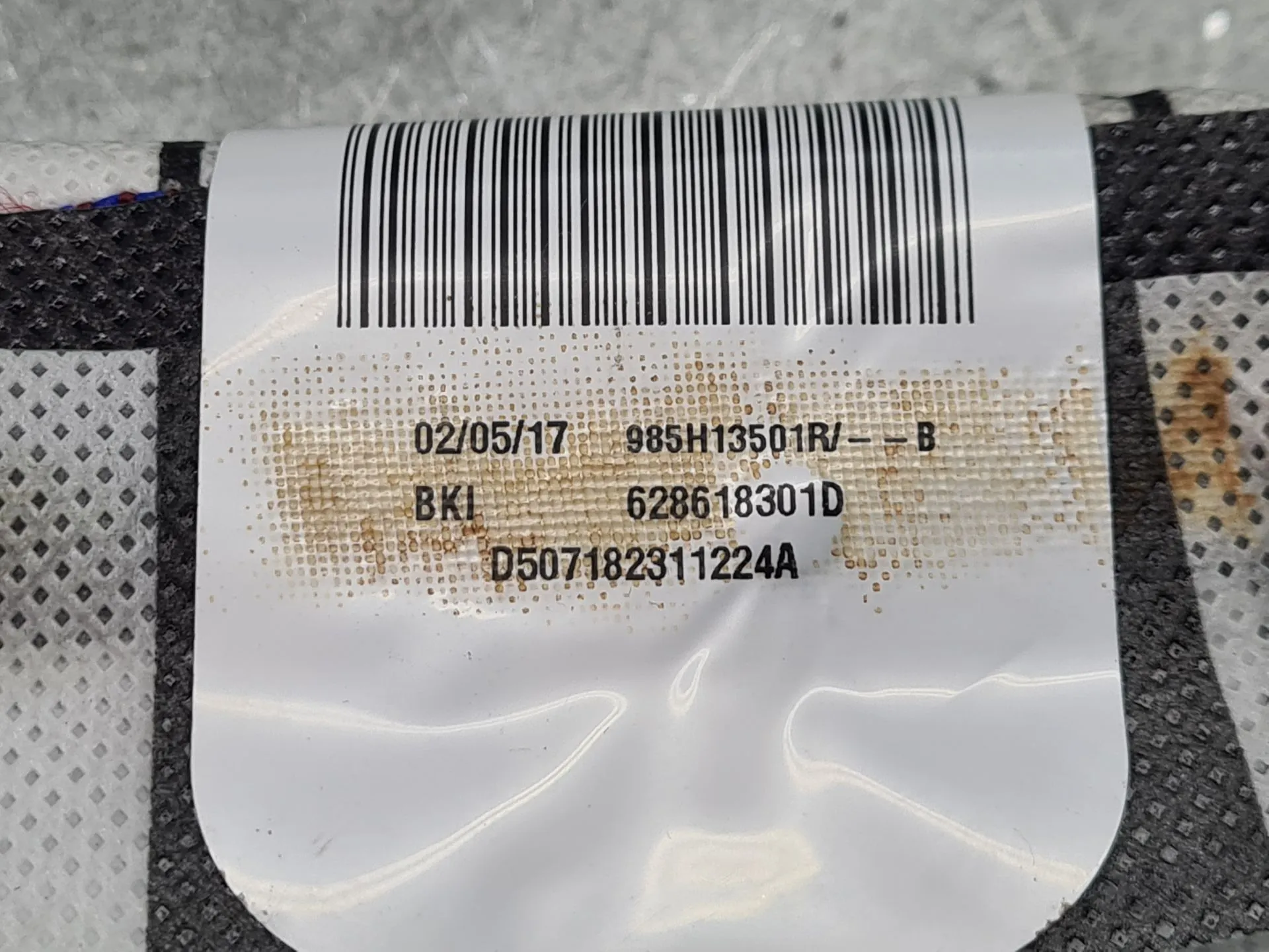 Airbag banco esquerdo RENAULT Kadjar (HA_, HL_) Imagem-3