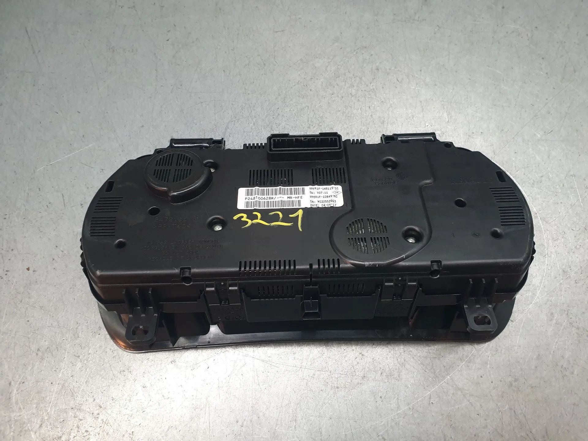 Instrument cluster RENAULT Kadjar (HA_, HL_) Imagem-3