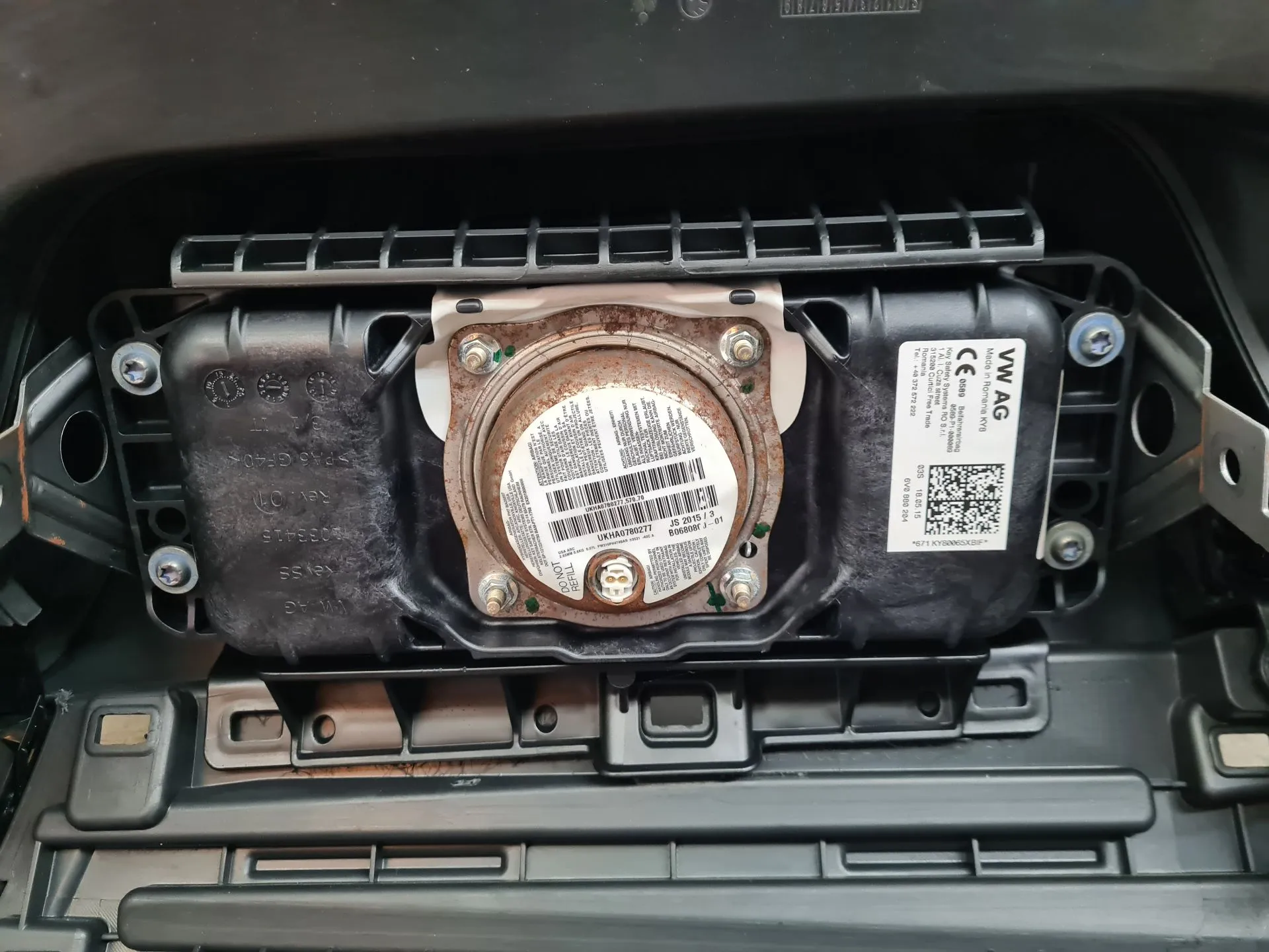 Airbag passageiro SKODA Fabia III Hatchback (NJ3)