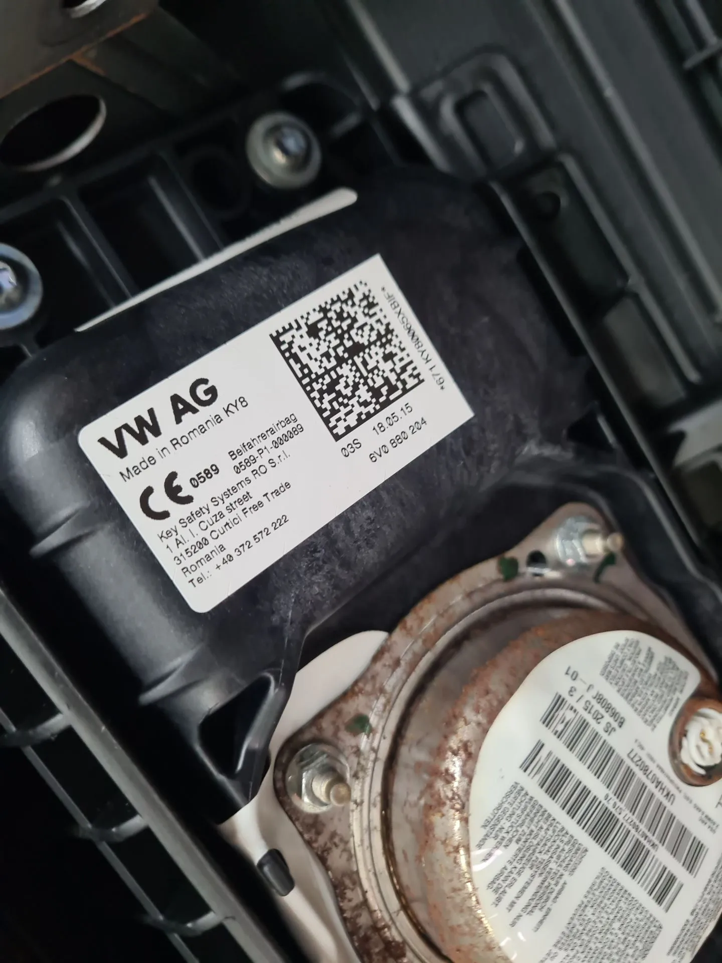 Kit airbag SKODA Fabia III Hatchback (NJ3) Imagem-16