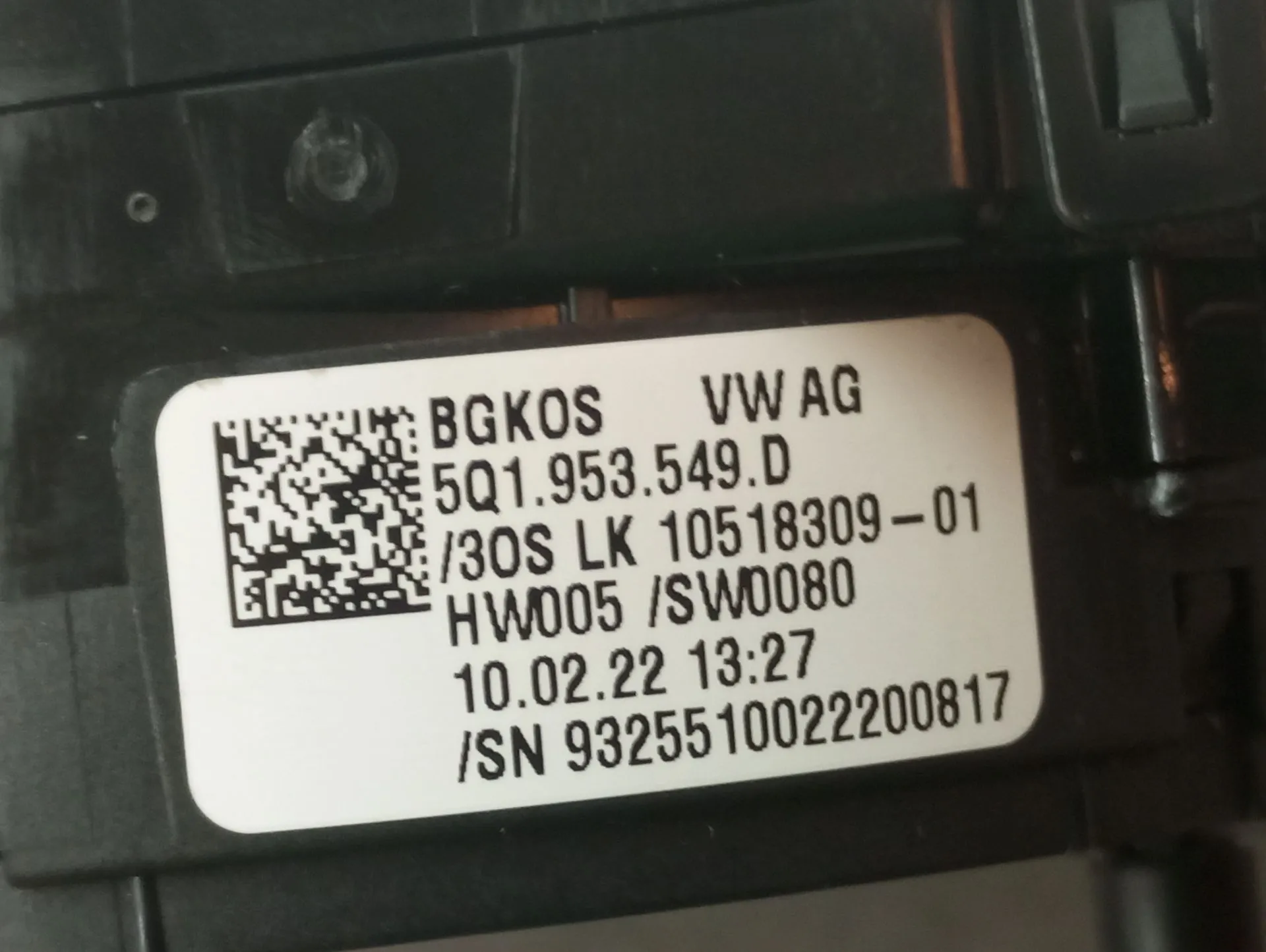 Fita de airbags AUDI A3 Sportback (8YA) Imagem-3