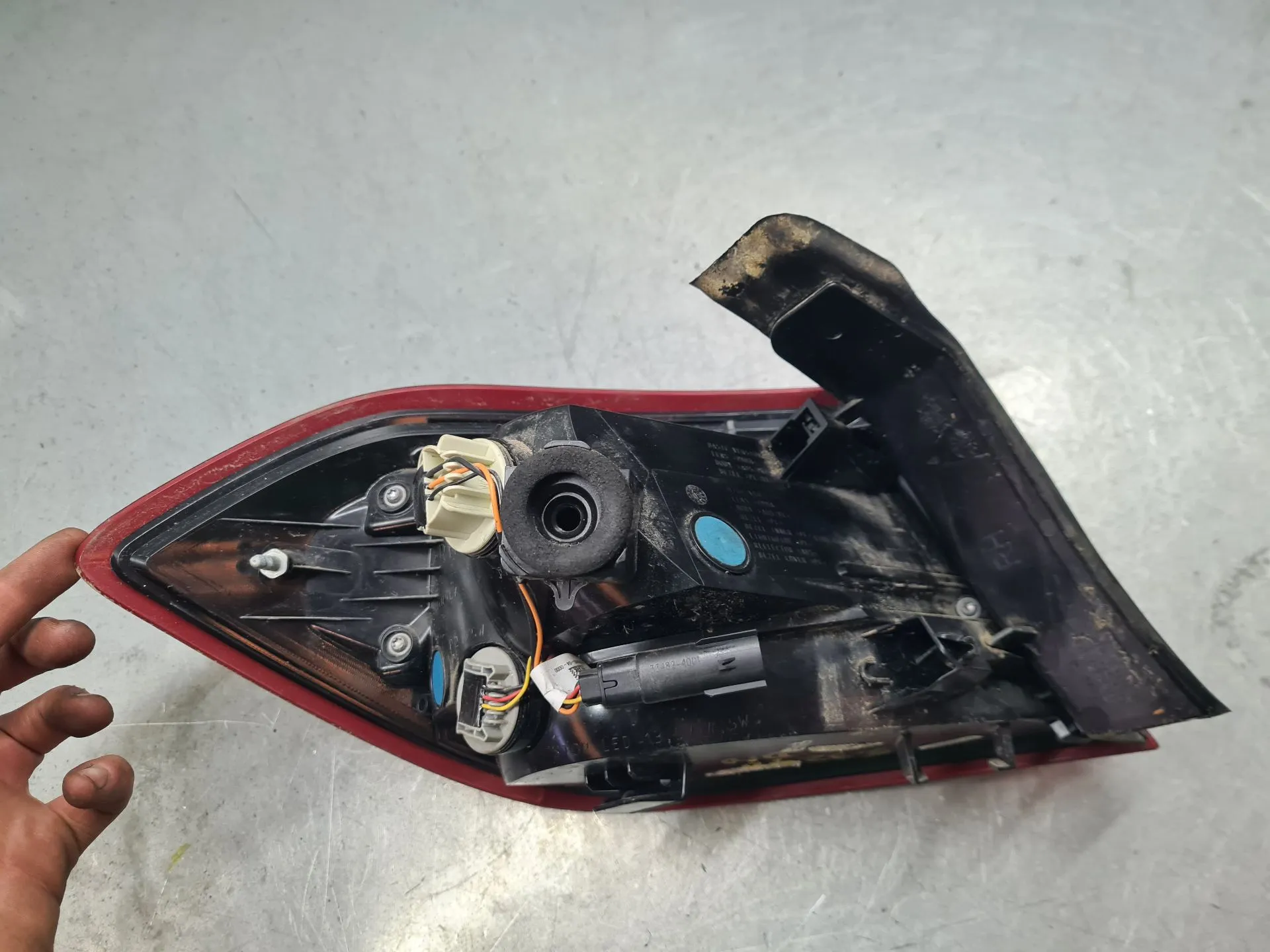 Right Tail light FORD Fiesta VII (HJ, HF) Imagem-1