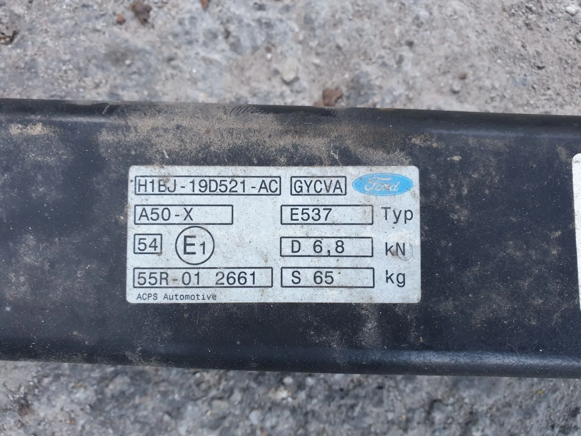 Gancho reboque FORD Fiesta VII (HJ, HF) Imagem-2