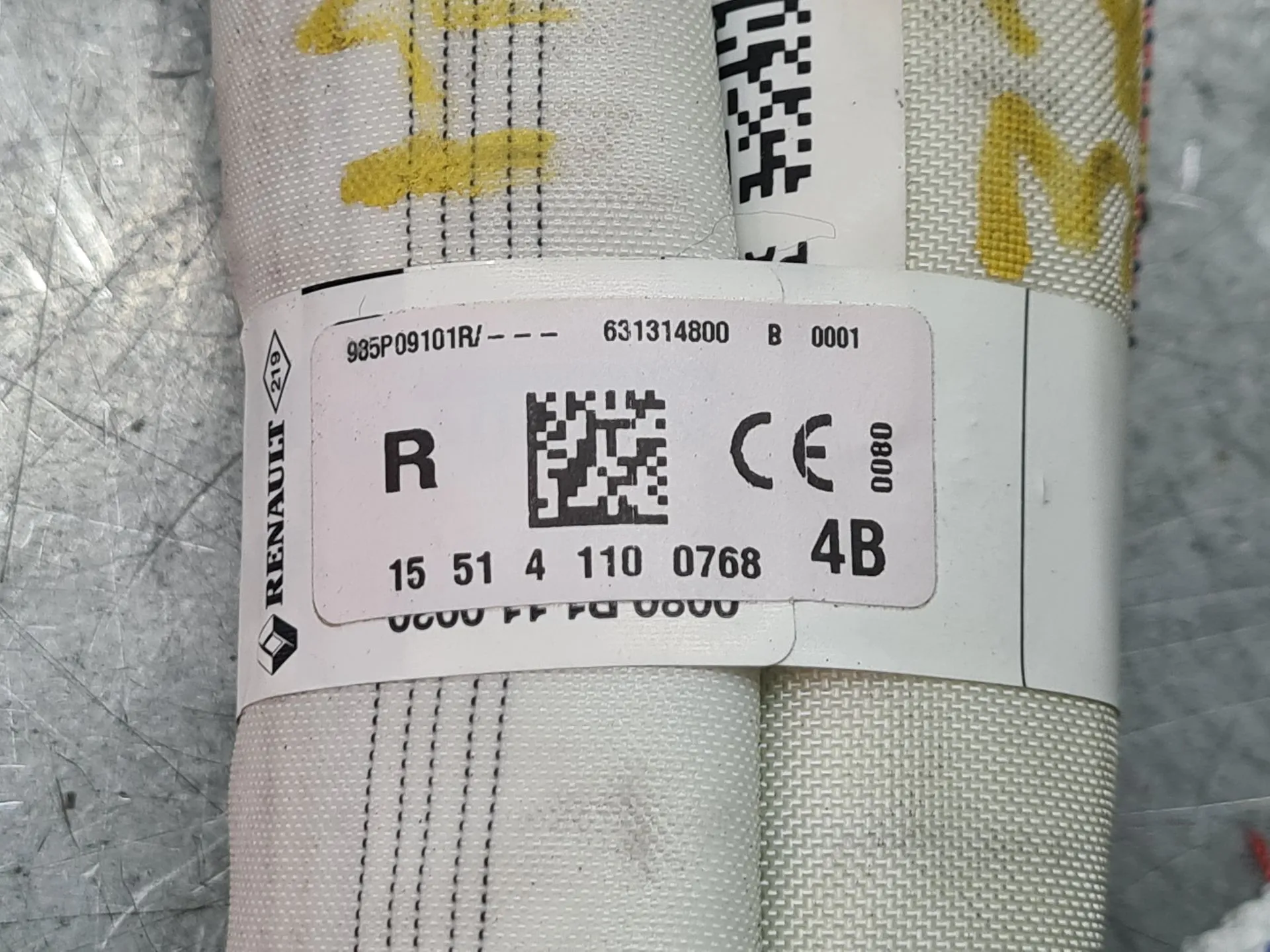 Airbag cortina direito RENAULT Megane IV (B9A/M_) Imagem-3