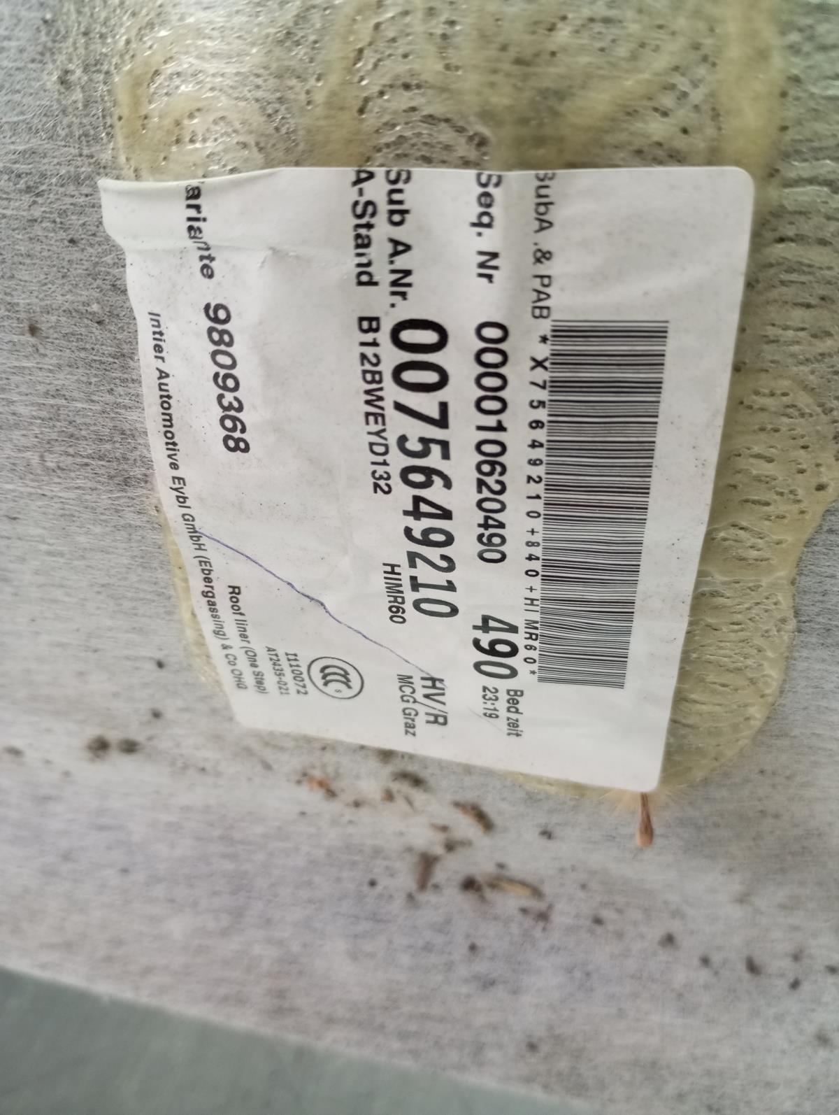 Revestimiento del techo MINI Mini Paceman (R61) Imagem-5