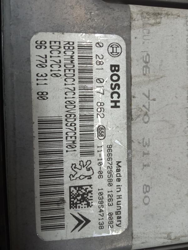 Centralina motor / ECU CITROËN C4 II (B7) Imagem-3