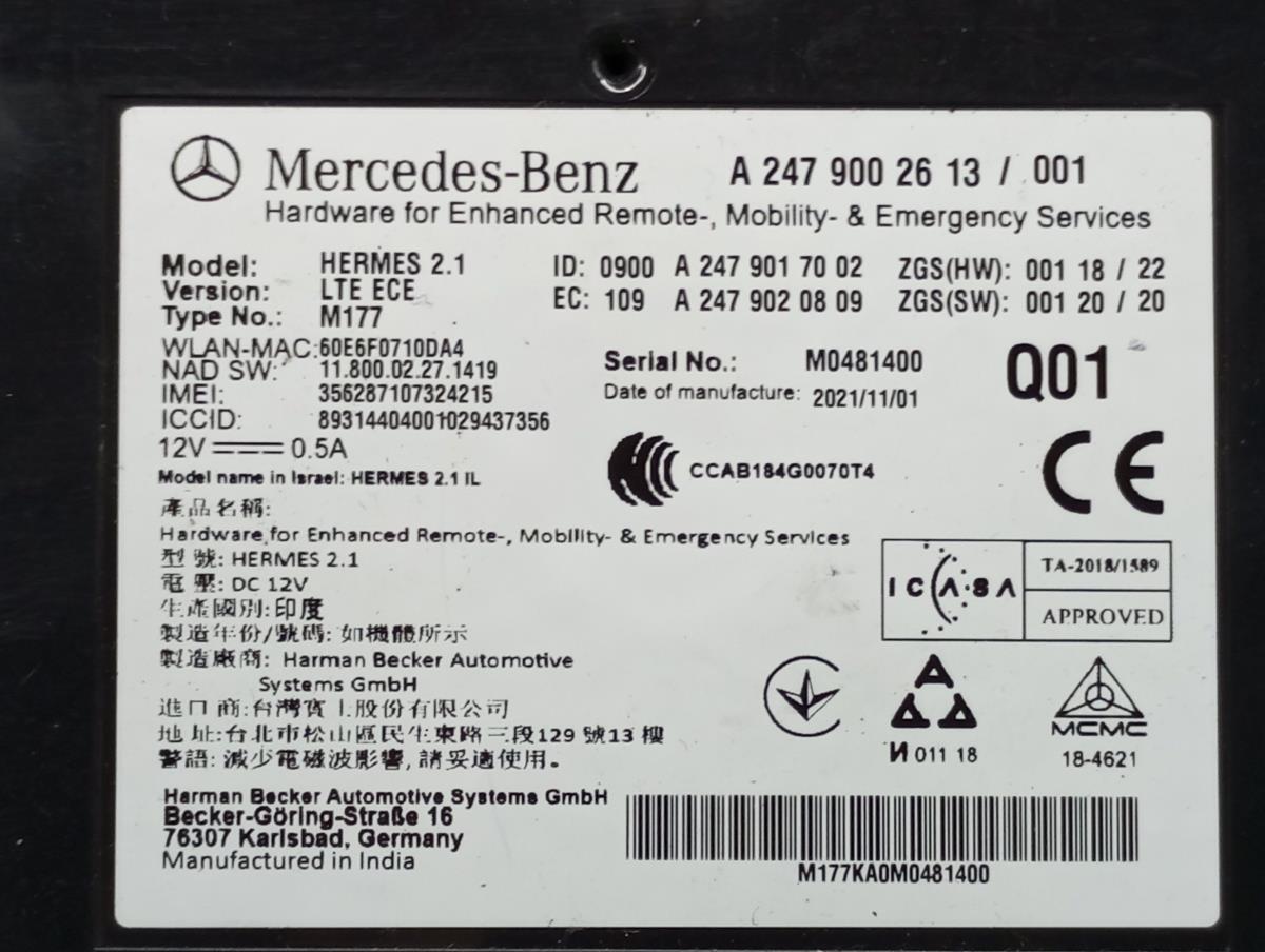 Module générique MERCEDES-BENZ Citan (420) Imagem-3
