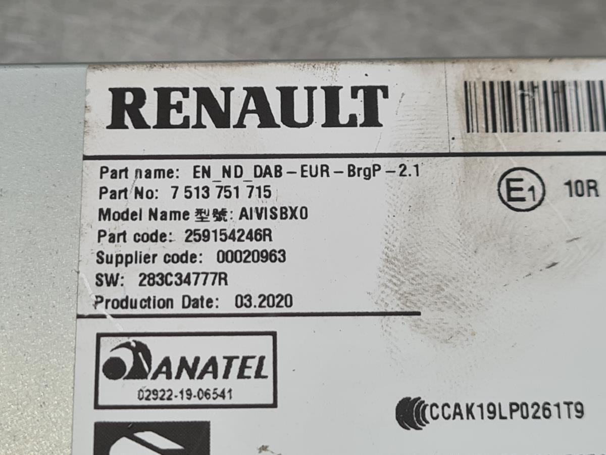 Kit Auto-rádio RENAULT Clio V (BF_) Imagem-2