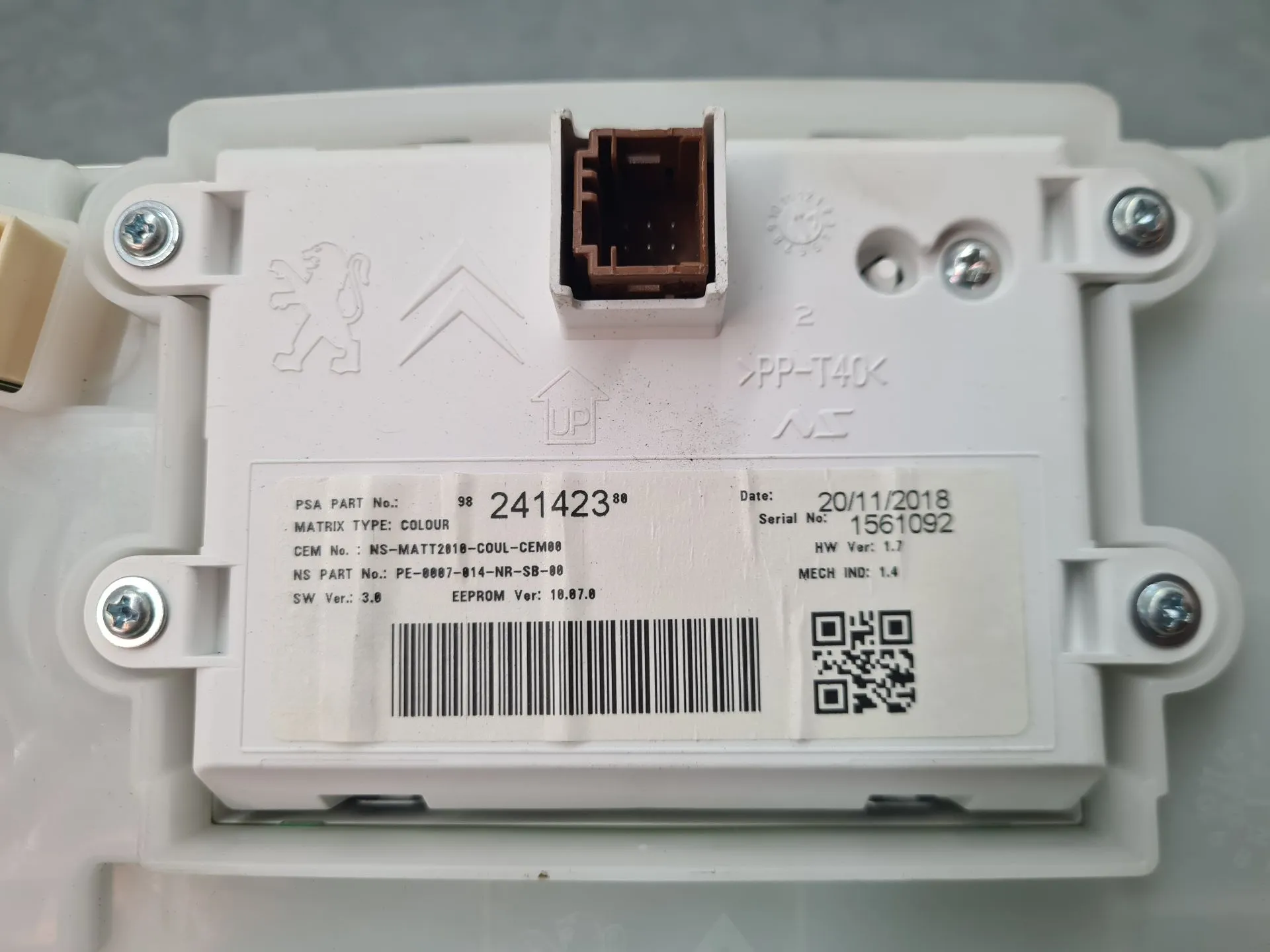 Quadrante / painel de instrumentos PEUGEOT 2008 I (CU_) Imagem-5