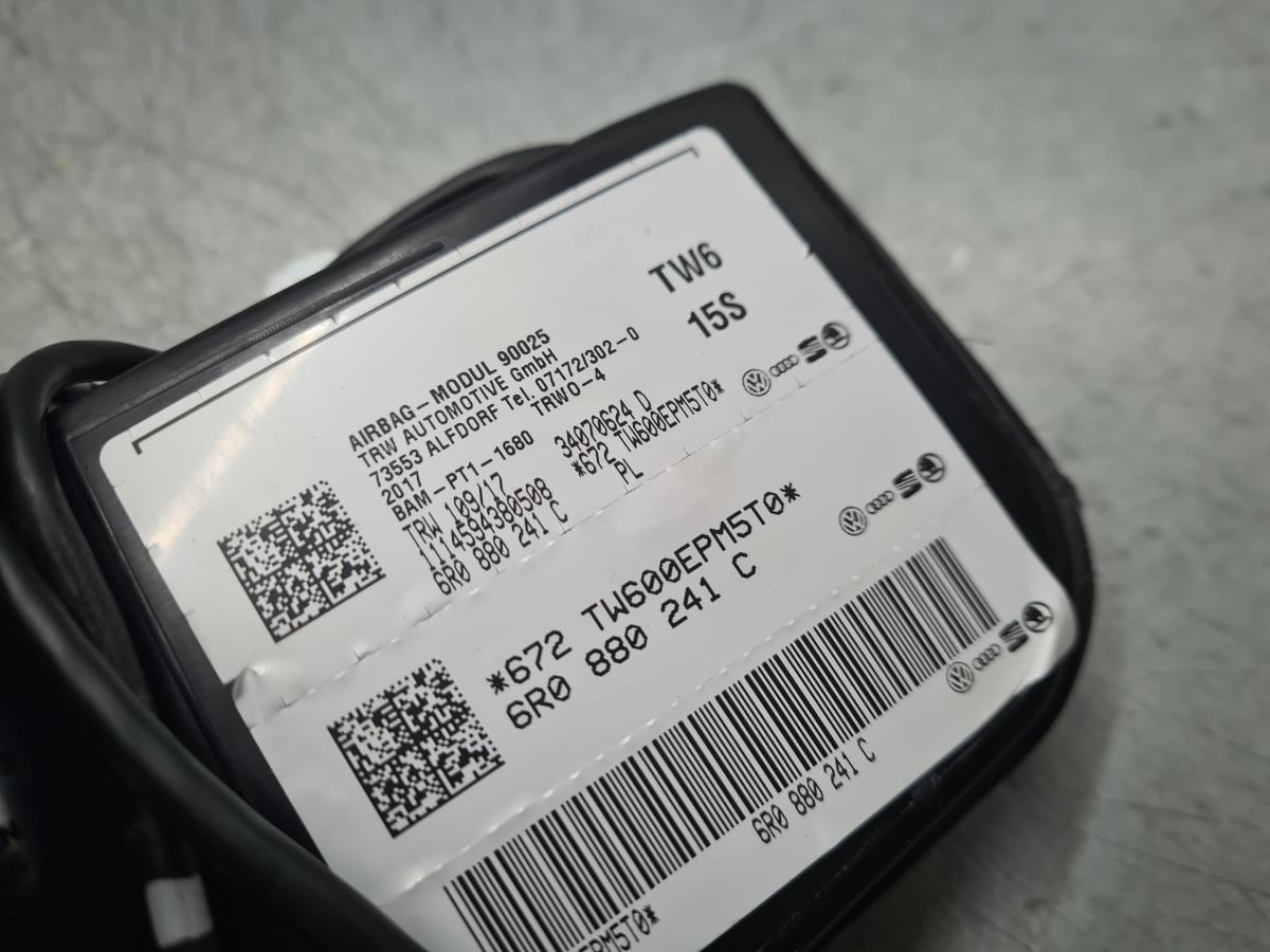 Left Seat Airbag VOLKSWAGEN Polo (6R, 6C) Imagem-2