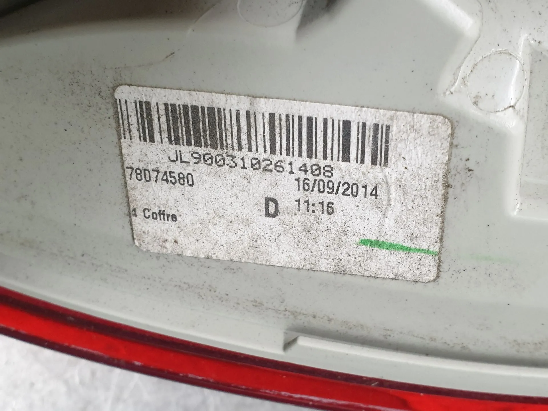 Fanale Destro Baule PEUGEOT 2008 I (CU_) Imagem-5