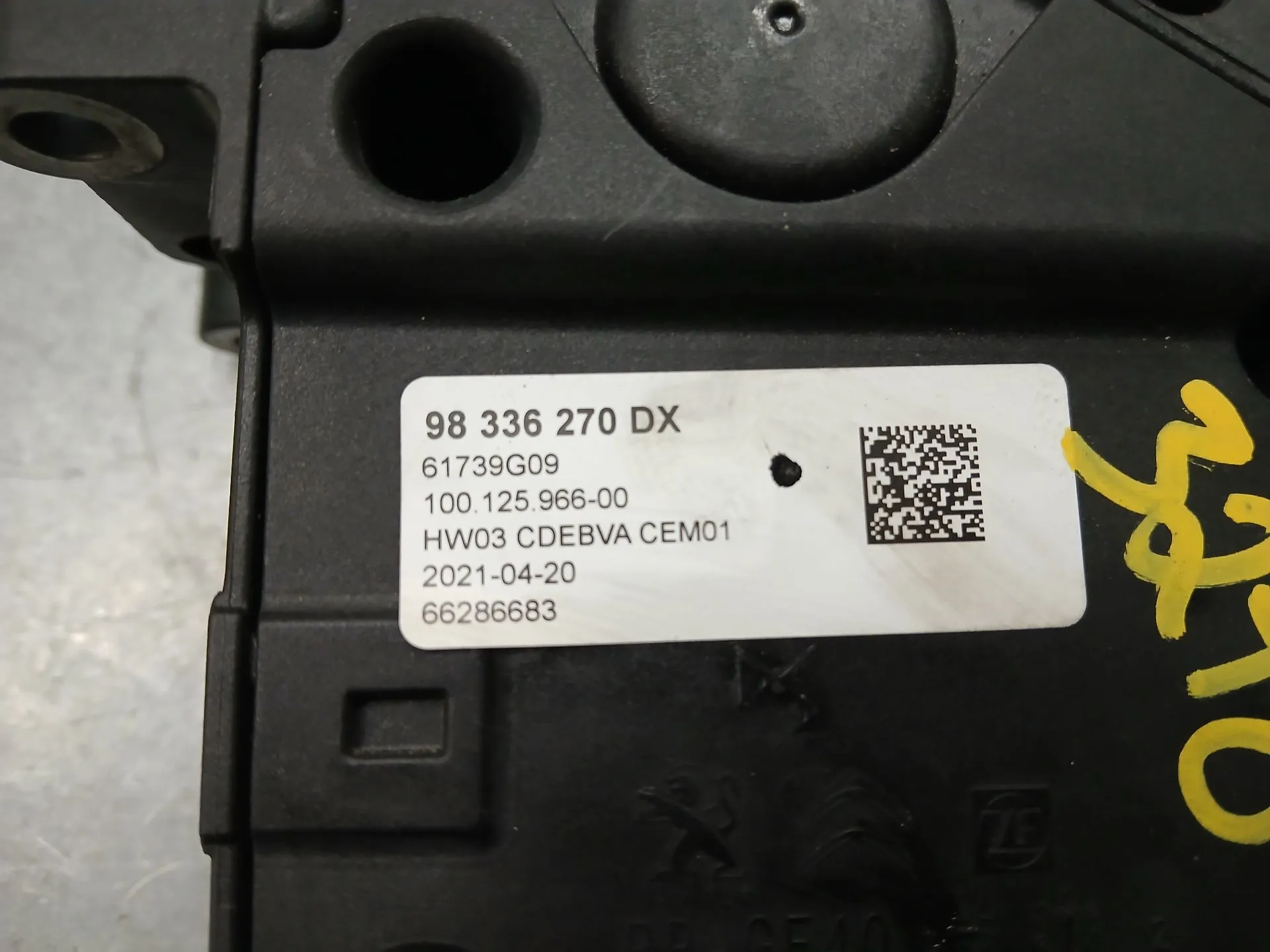 Seletor caixa velocidades PEUGEOT 2008 II (U_) Imagem-9